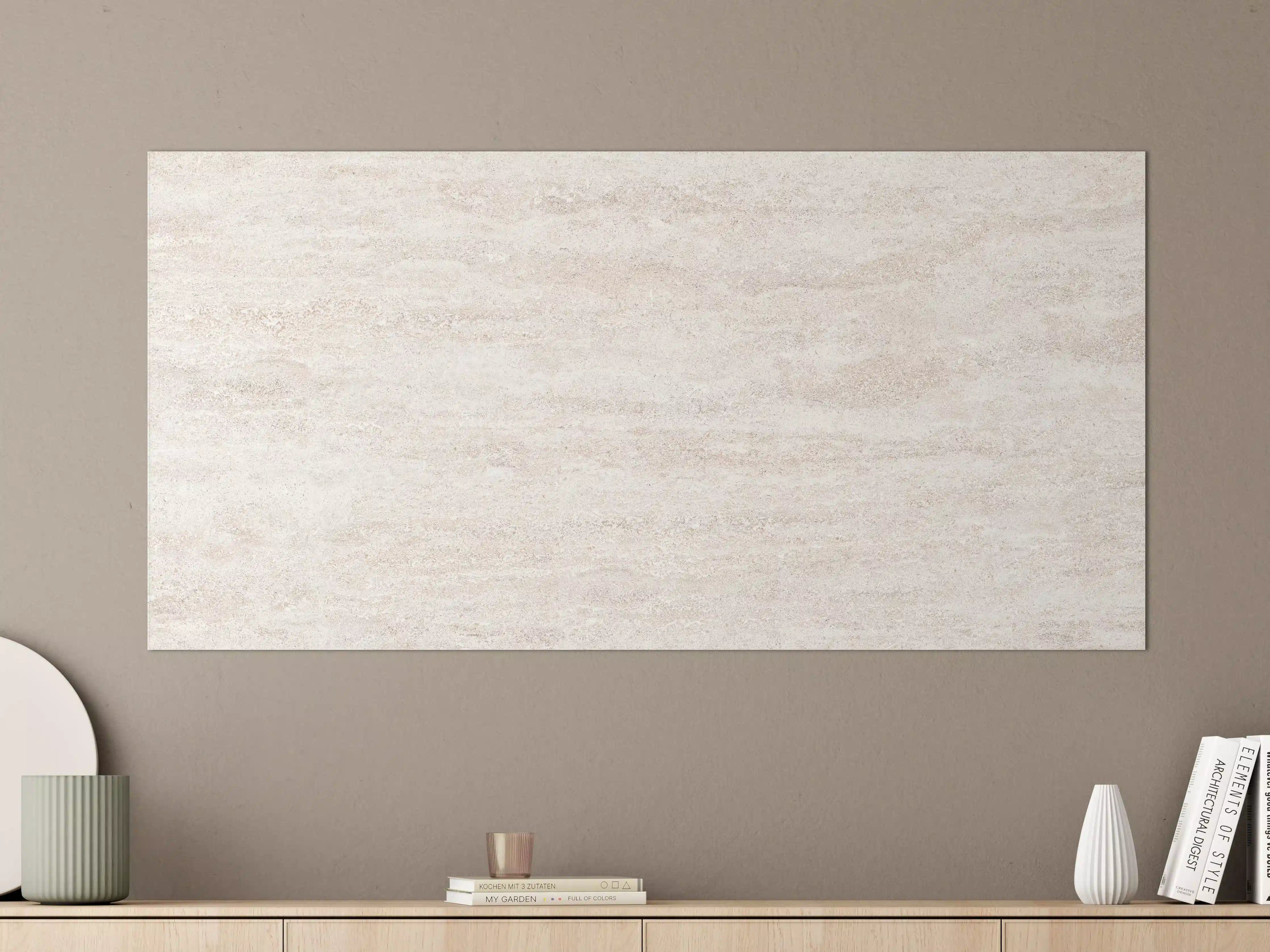 Große Wandbilder - Helle Sandstein-Textur mit feinen Linien