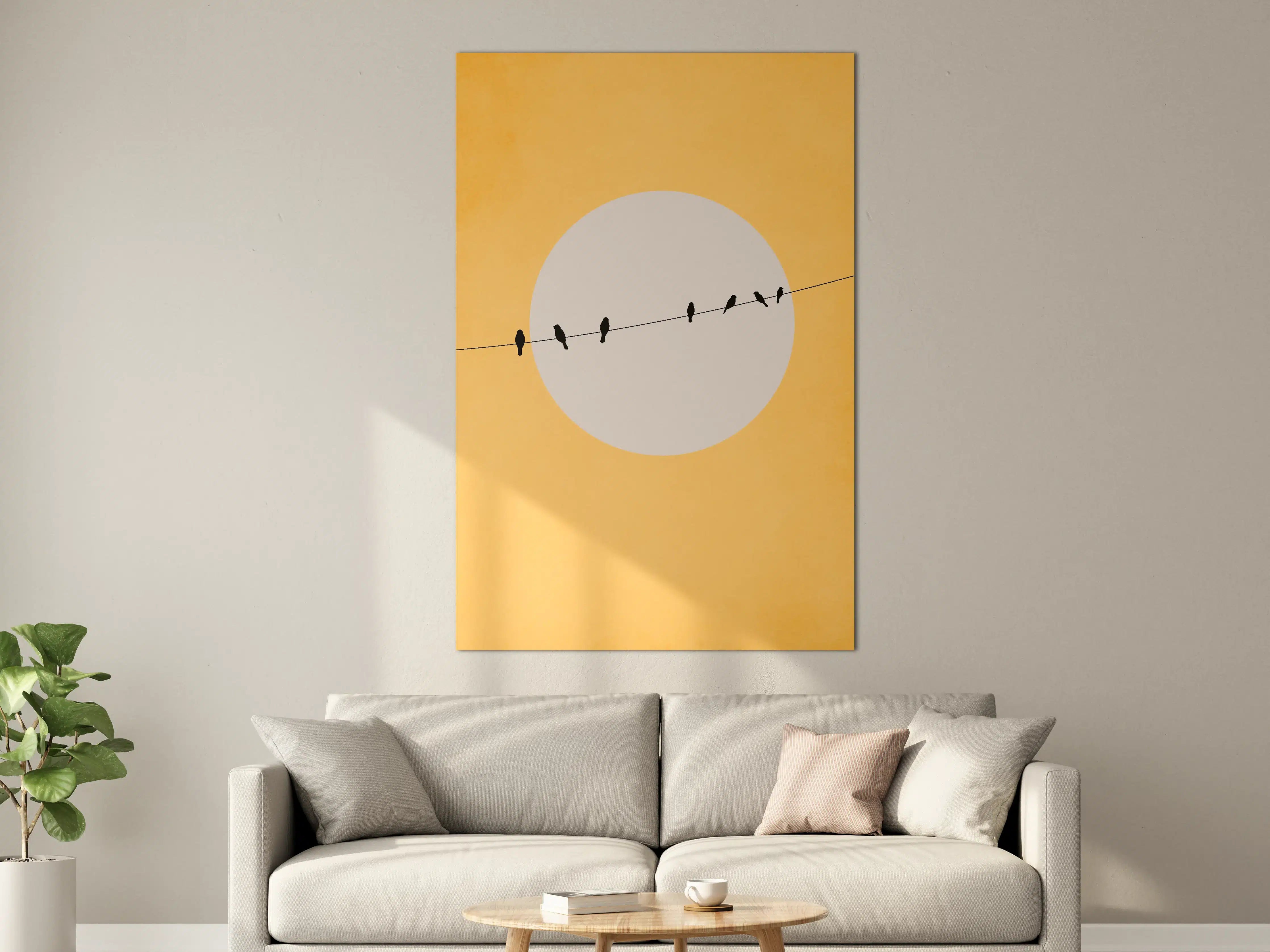 Große Wandbilder - Helle Sonne - Gemälde