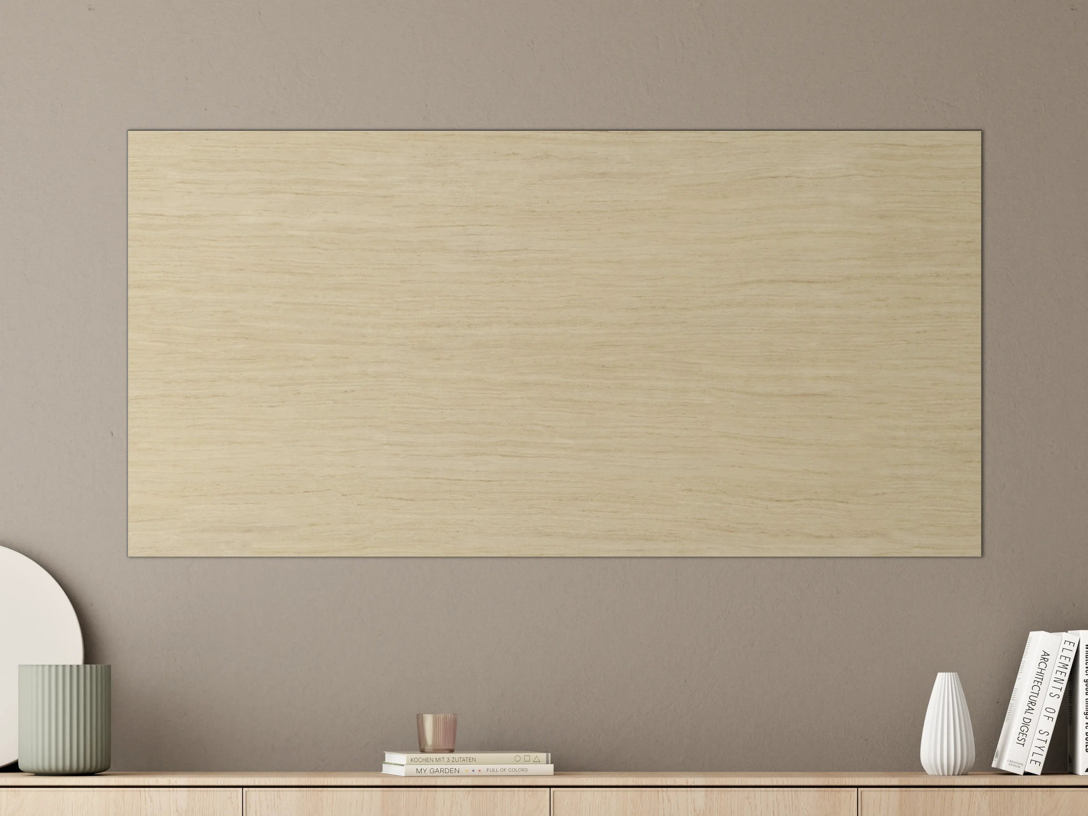 Große Wandbilder - Helle feine Holzoptik