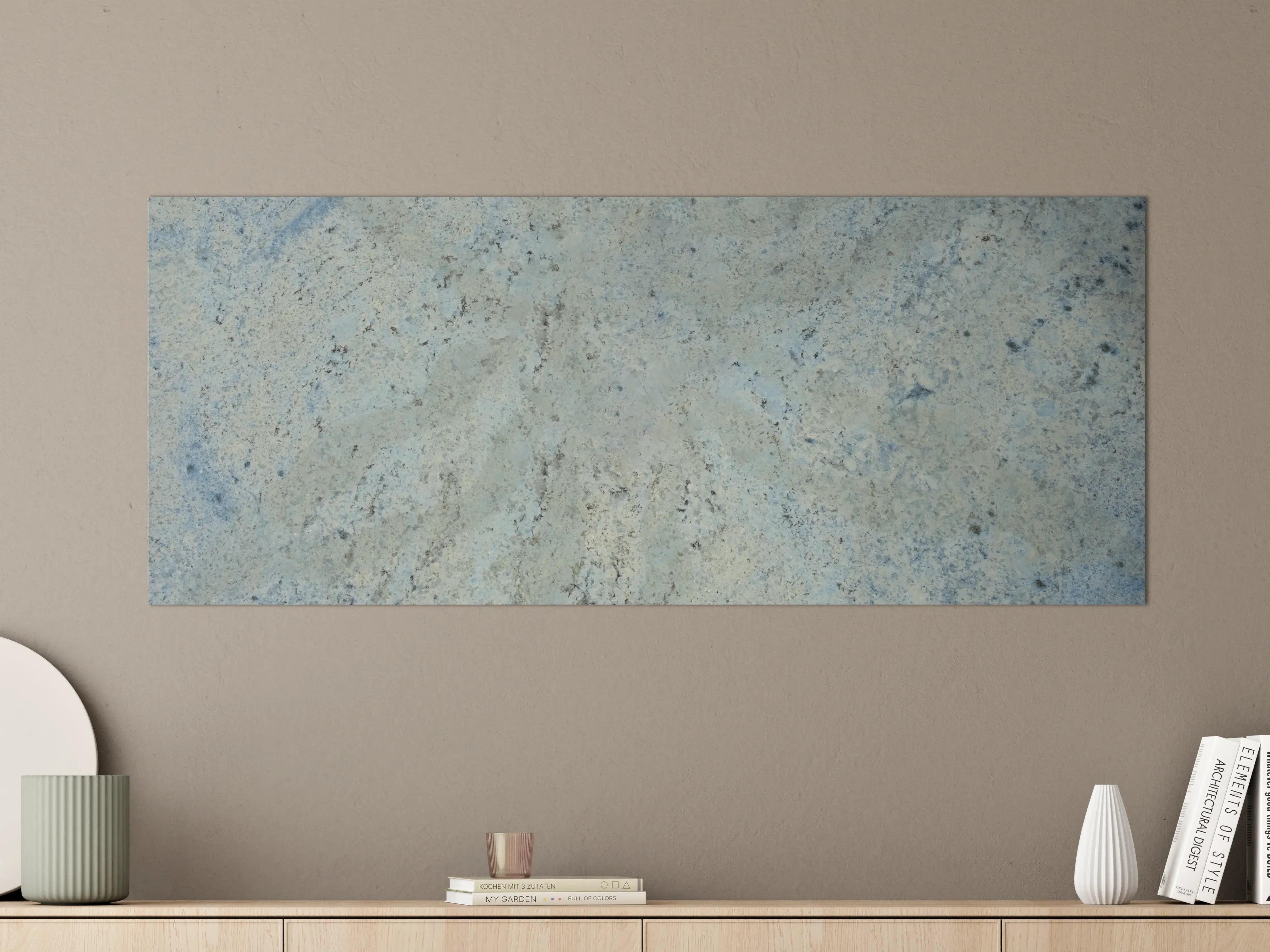 Große Wandbilder - Heller Kieselstein-Marmor