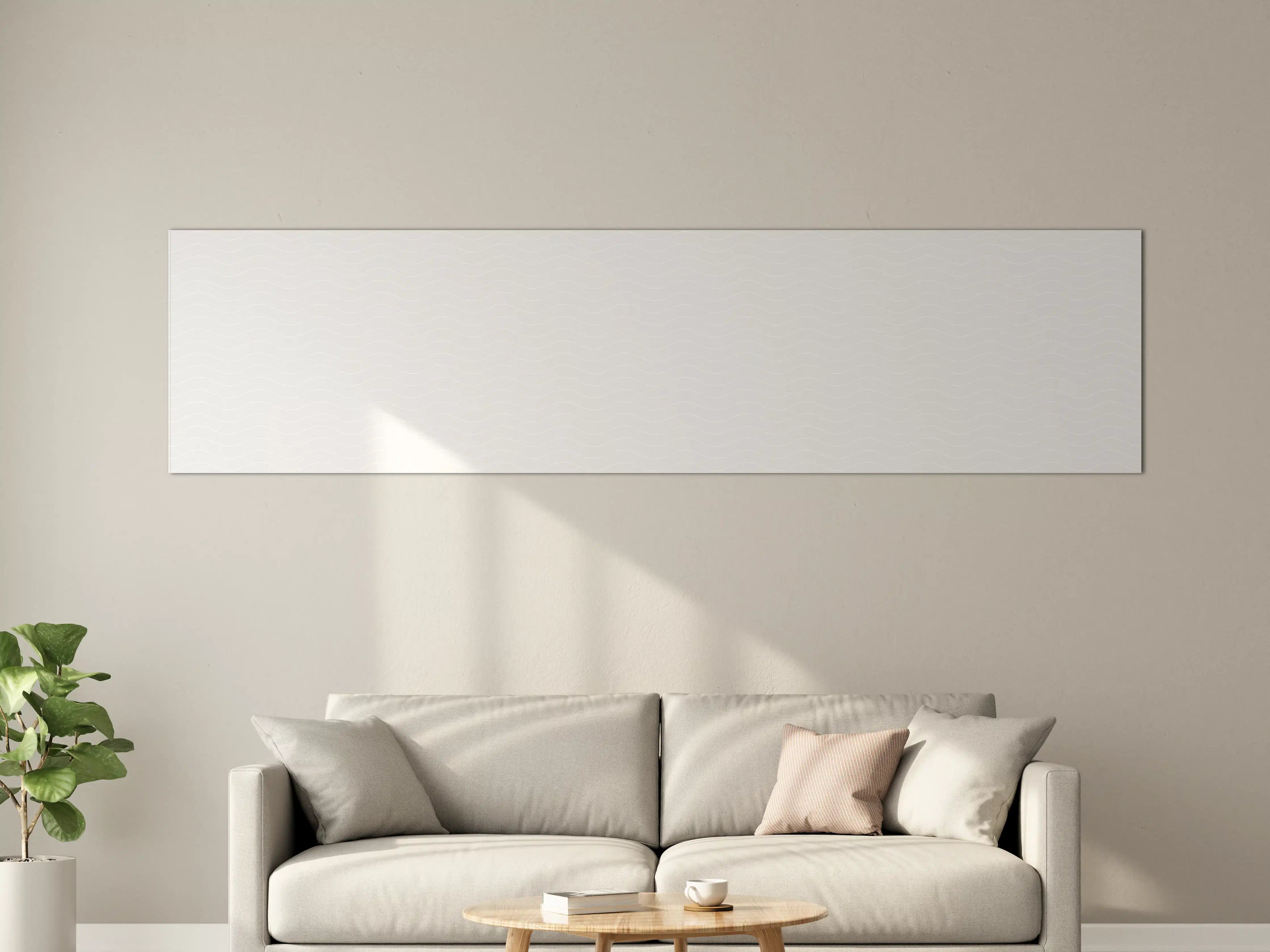 Große Wandbilder - Helles, minimalistisches Fotodesign in Weiß