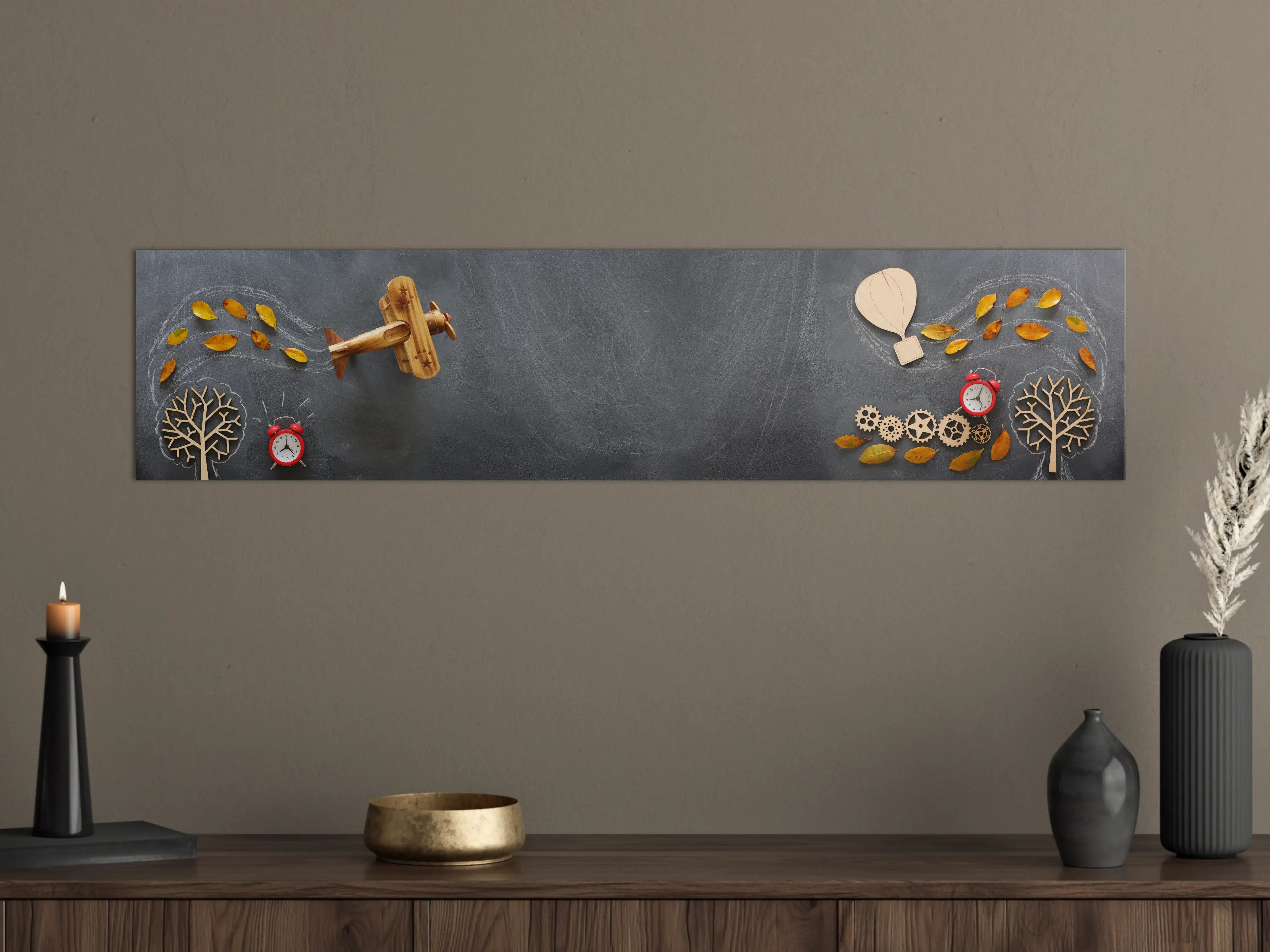 Große Wandbilder - Herbst-Lernkonzept Tafel Banner