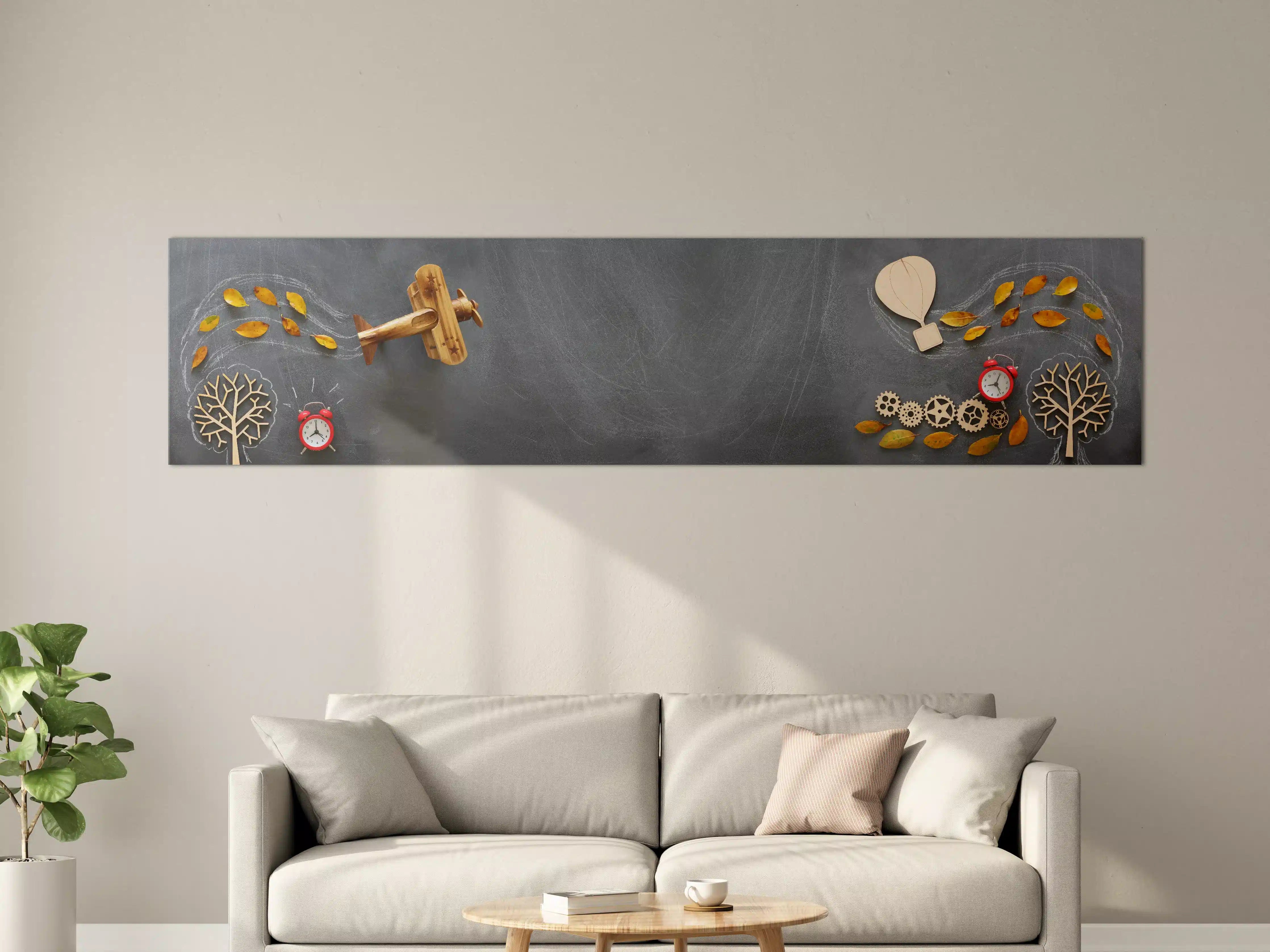 Große Wandbilder - Herbst-Lernkonzept Tafel Banner