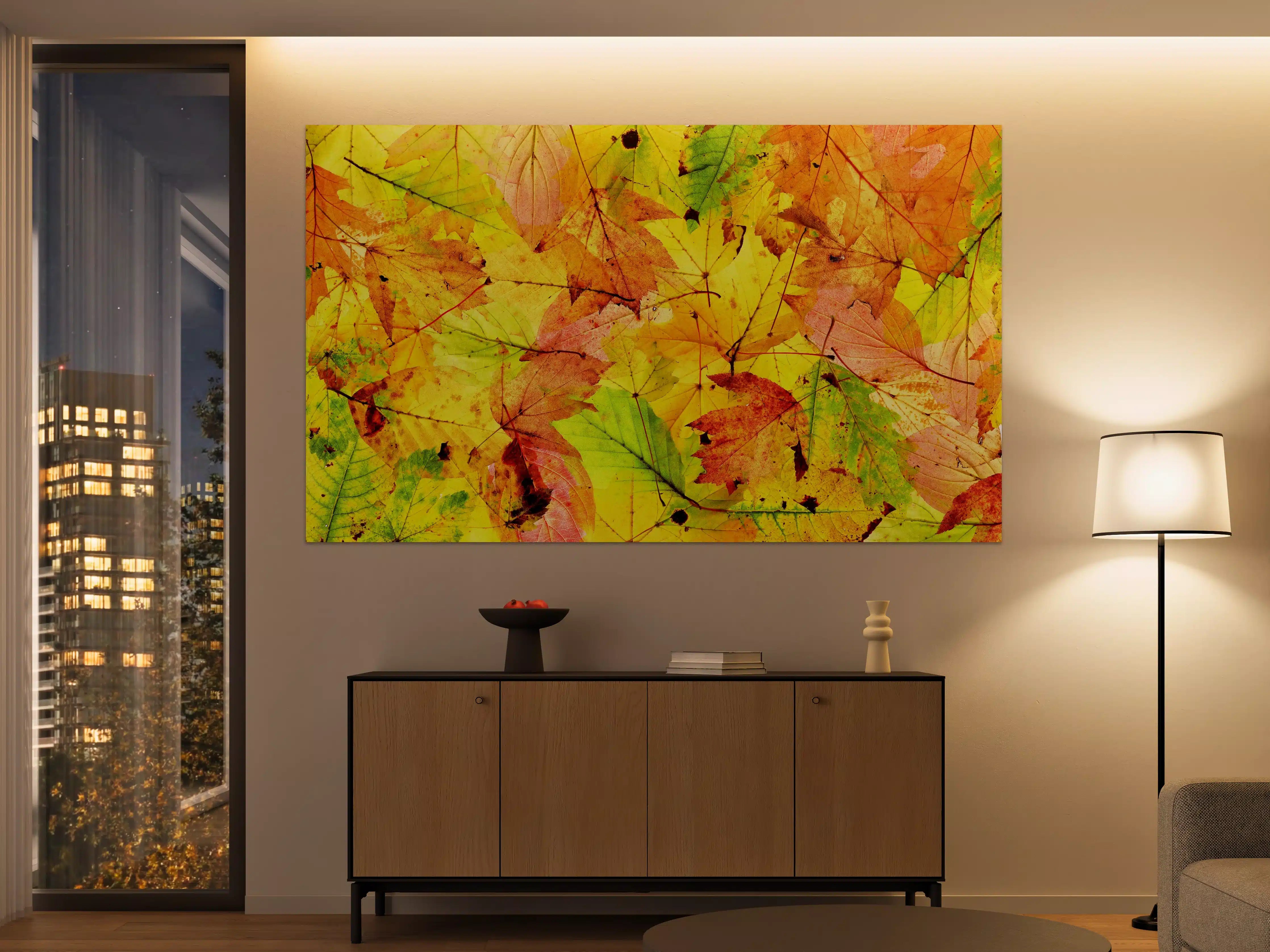 Große Wandbilder - Herbstblätter Hintergrund