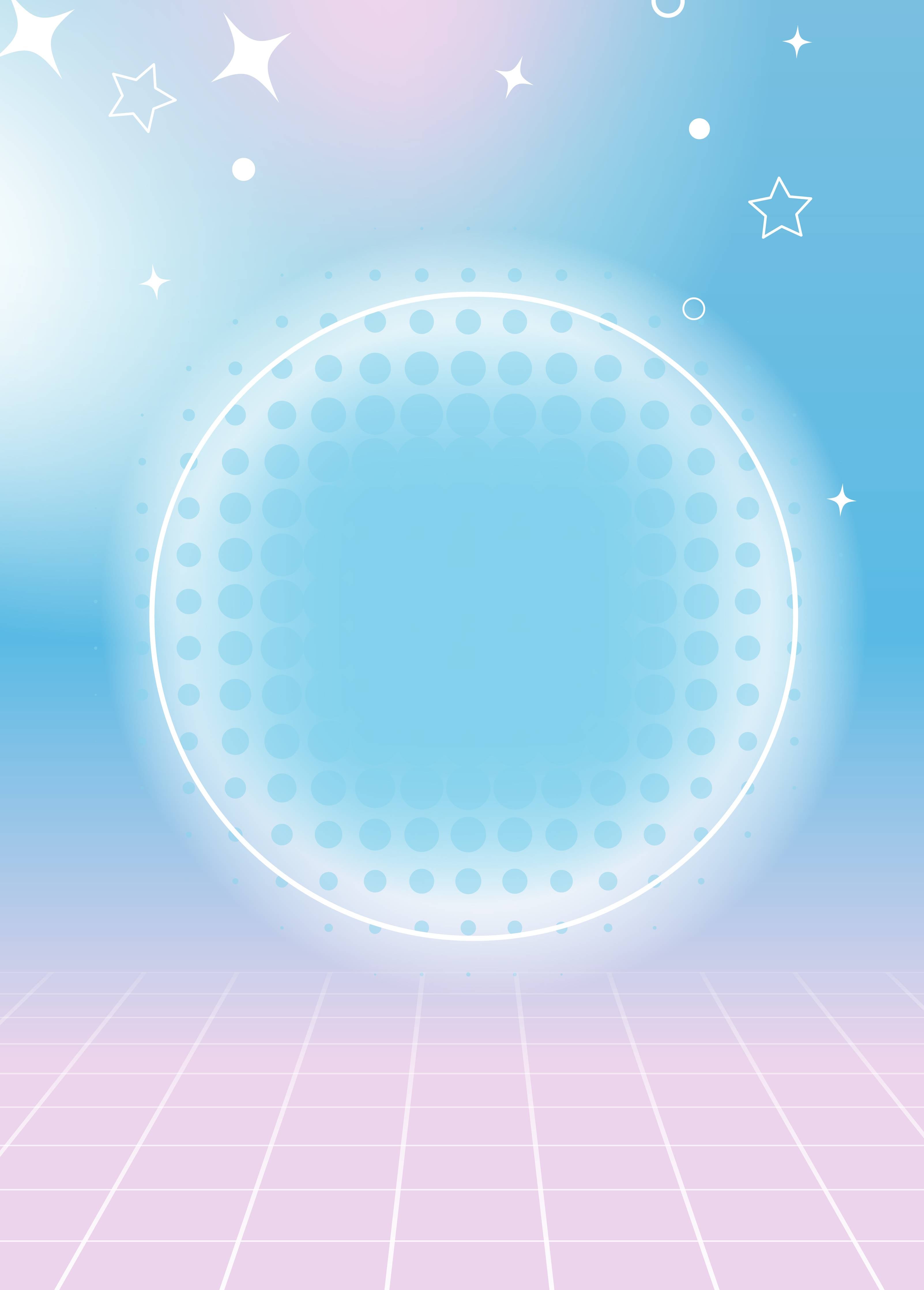 Große Wandbilder-Himmel mit Sternen und futuristischem Design