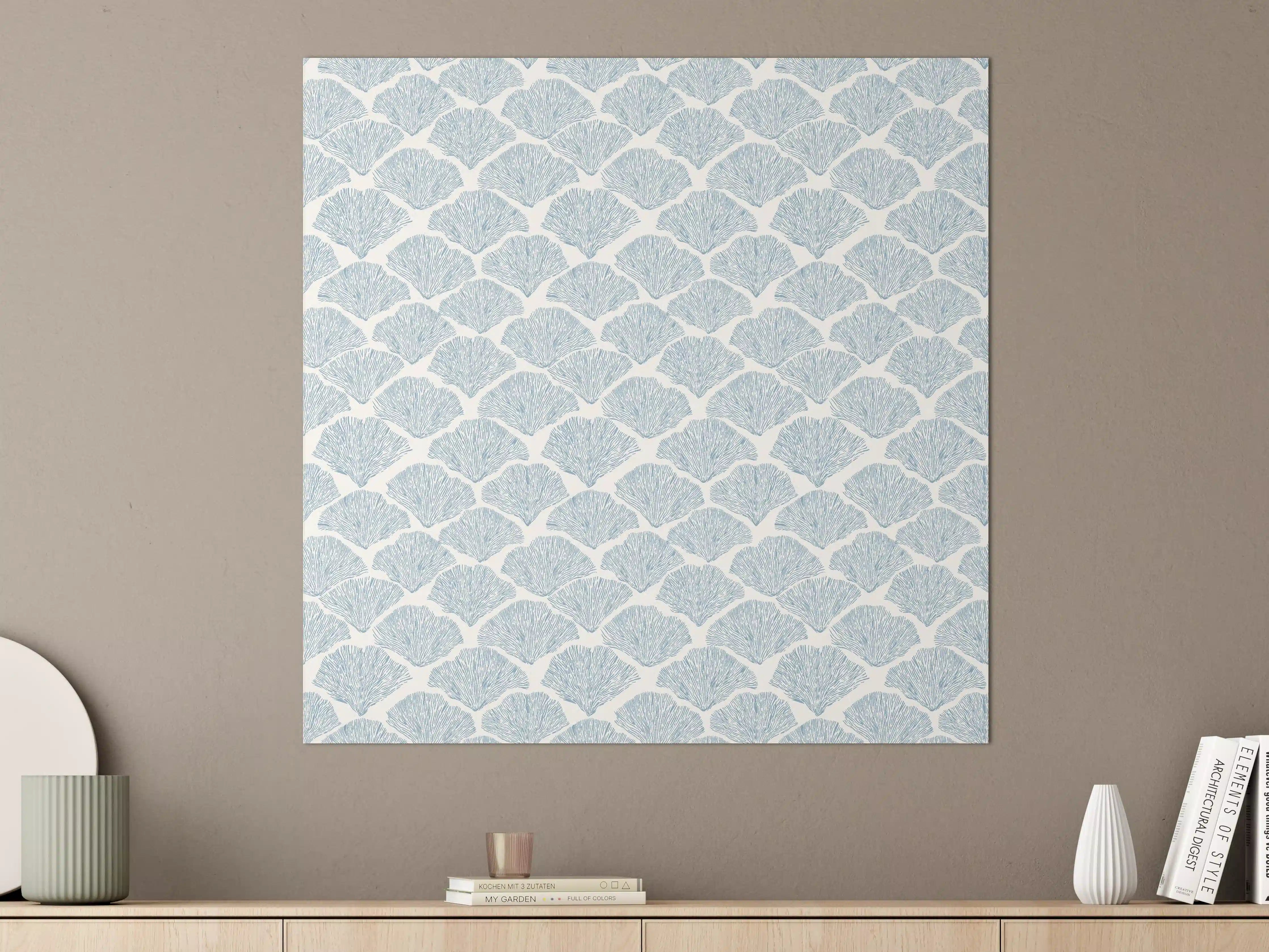 Große Wandbilder - Himmelblauer Meereshimmel mit Wolken