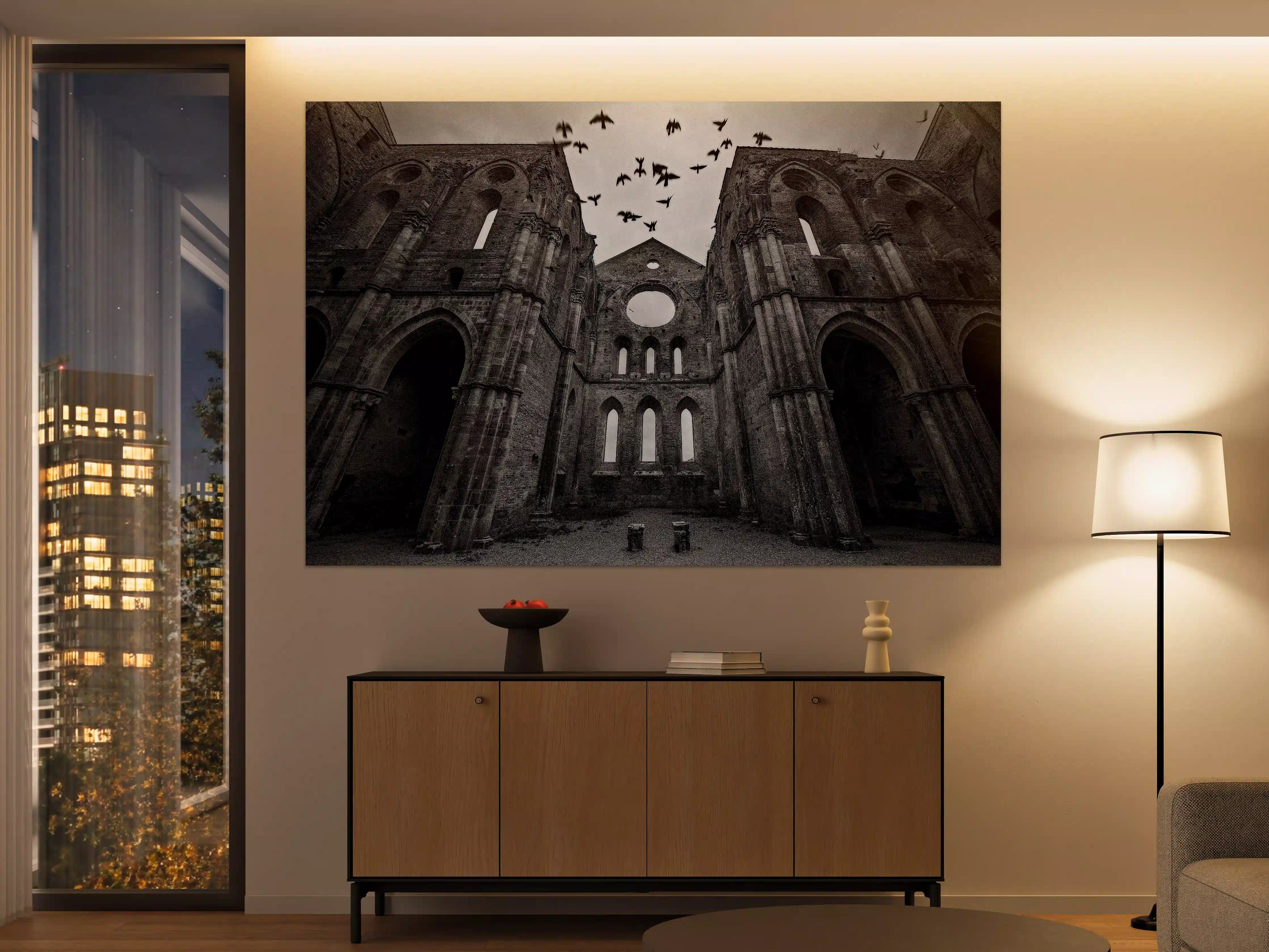 Große Wandbilder - Historisches Kloster - San Galgano