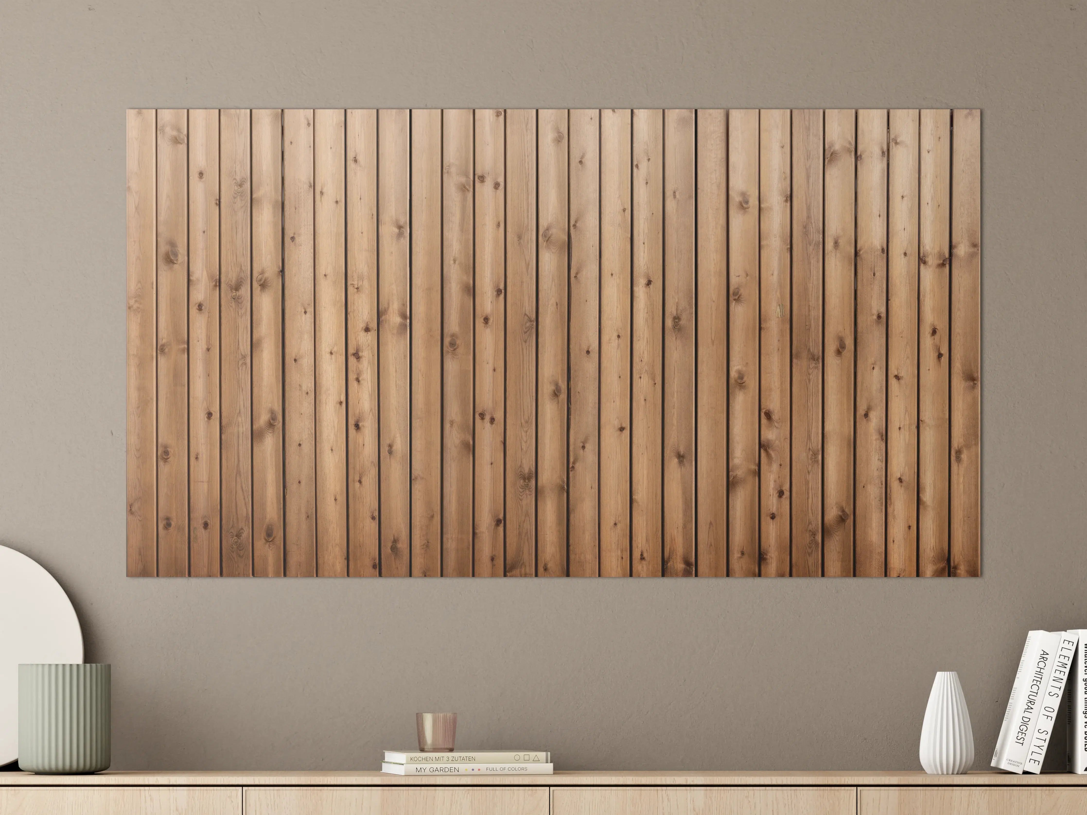 Große Wandbilder - Hochauflösende Holzbrett-Struktur