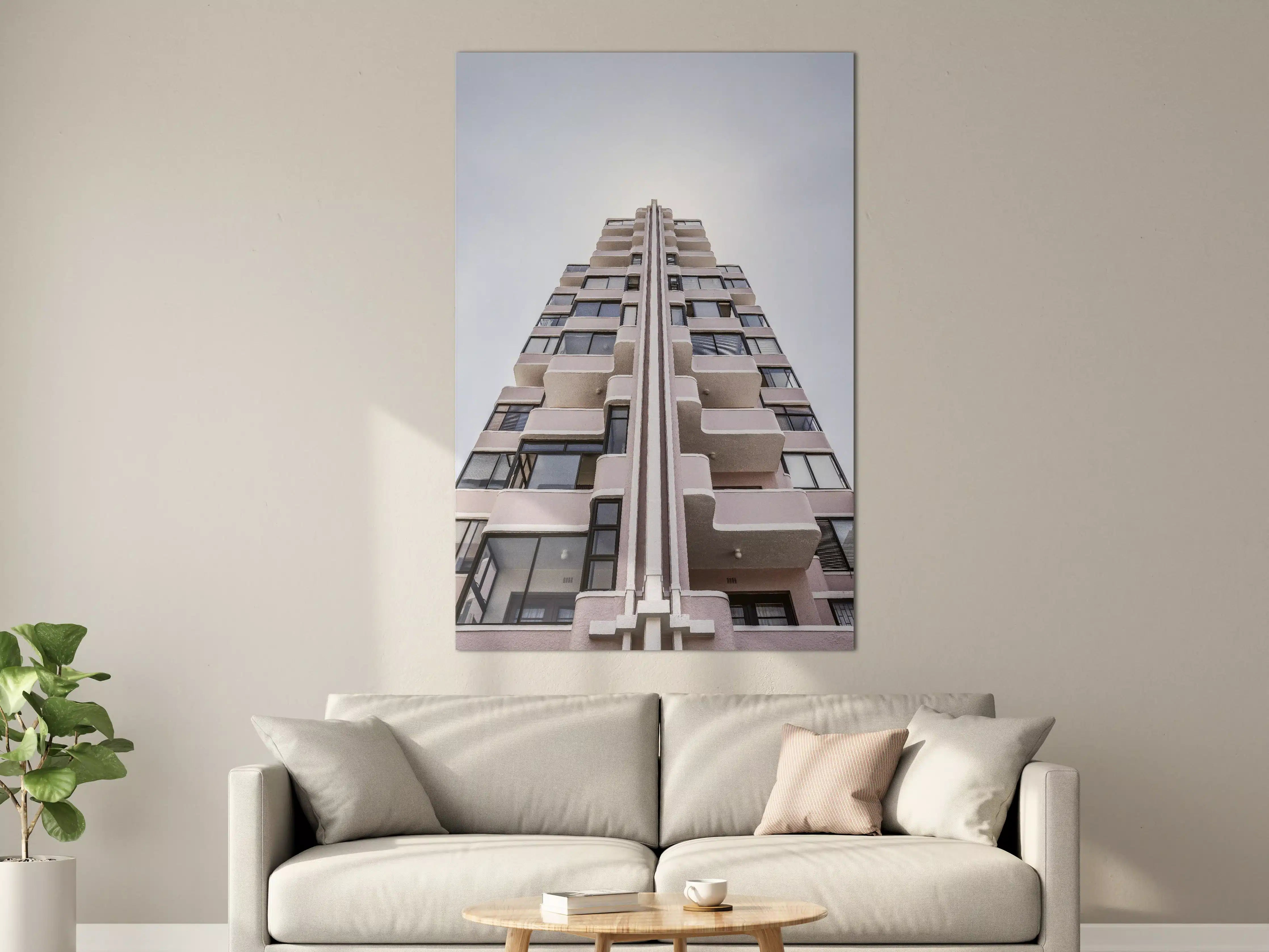 Große Wandbilder - Hohe Architektur