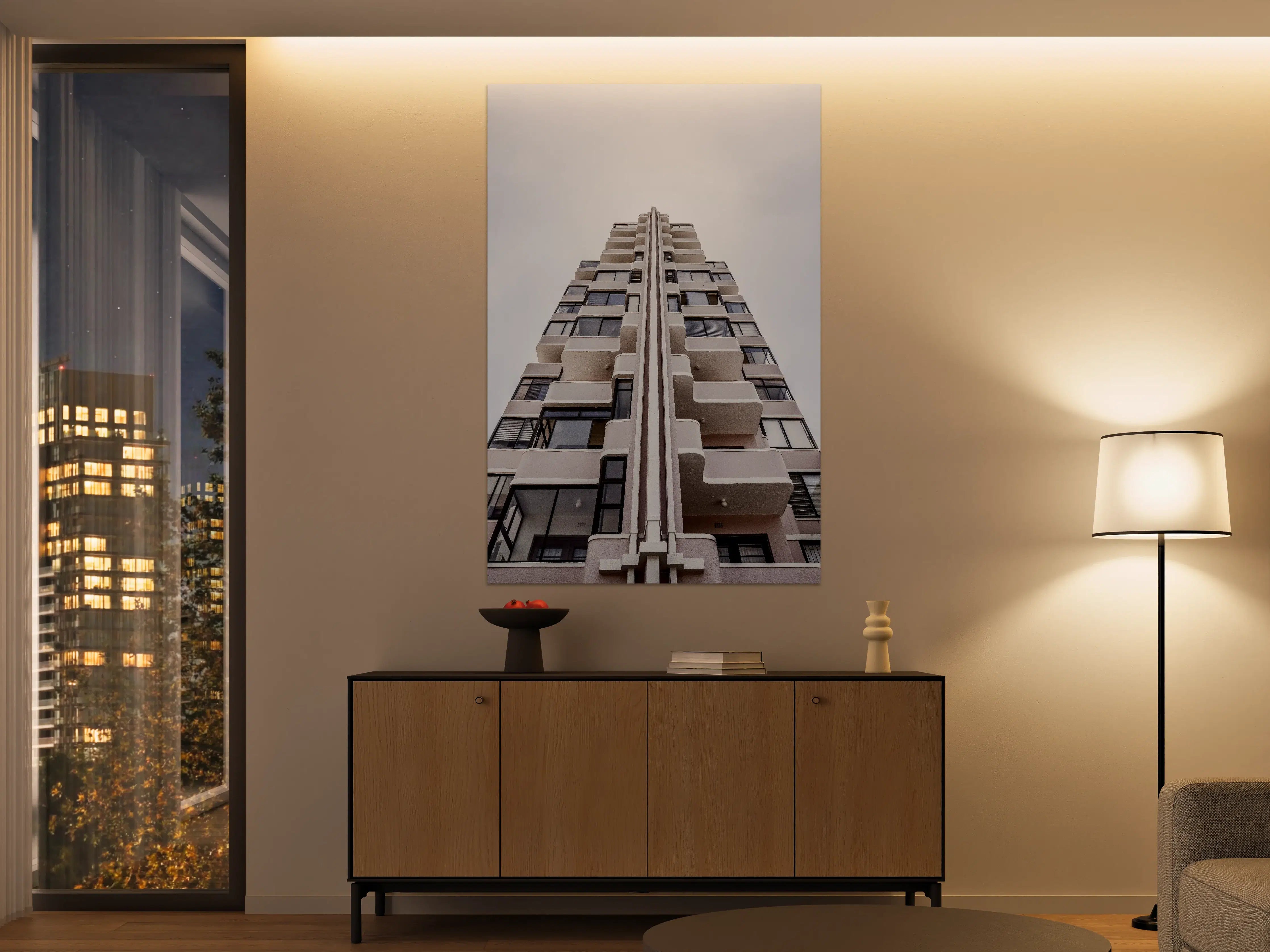 Große Wandbilder - Hohe Architektur