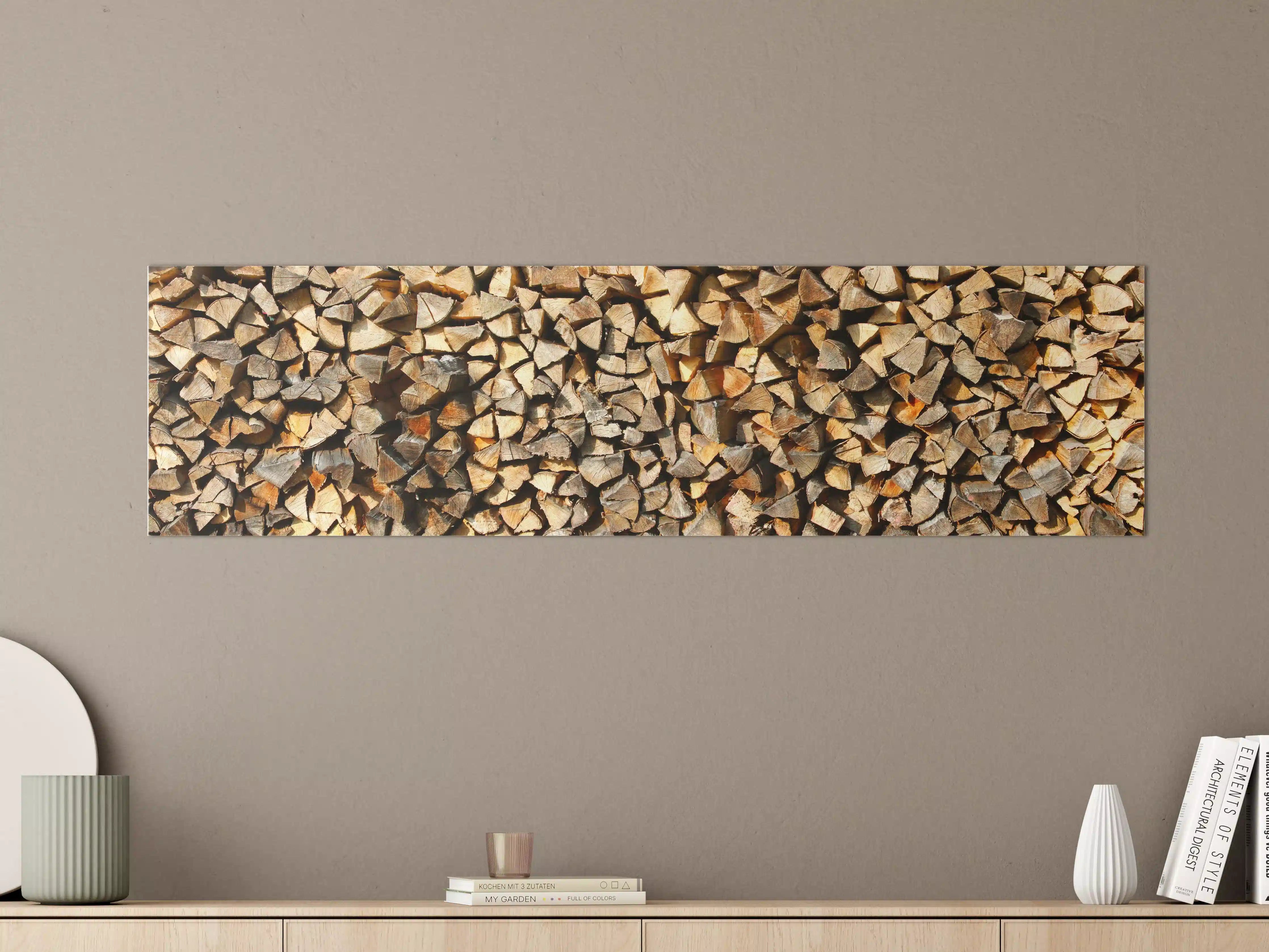Große Wandbilder - Holzstämme