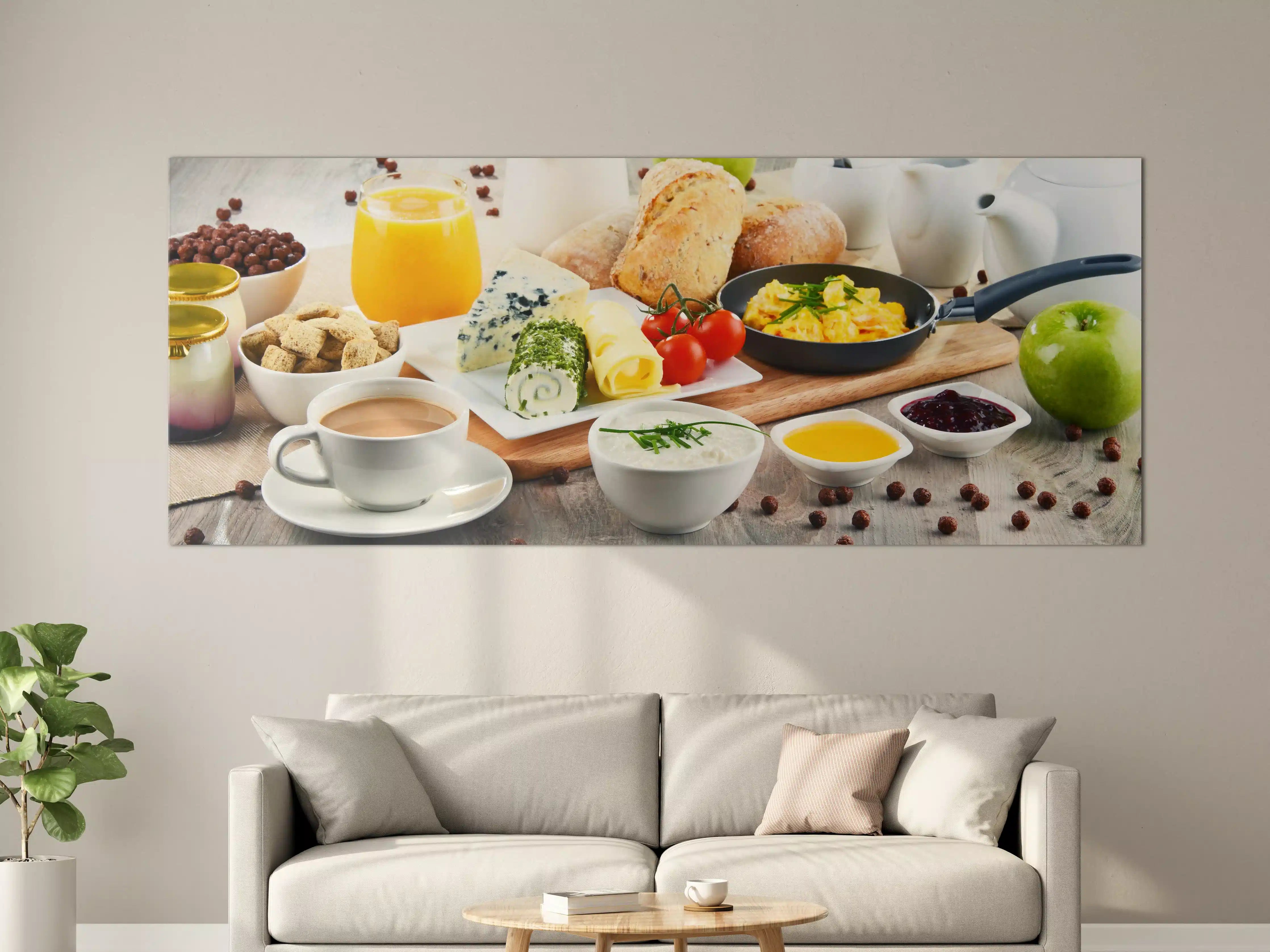 Große Wandbilder - Hotel Frühstück