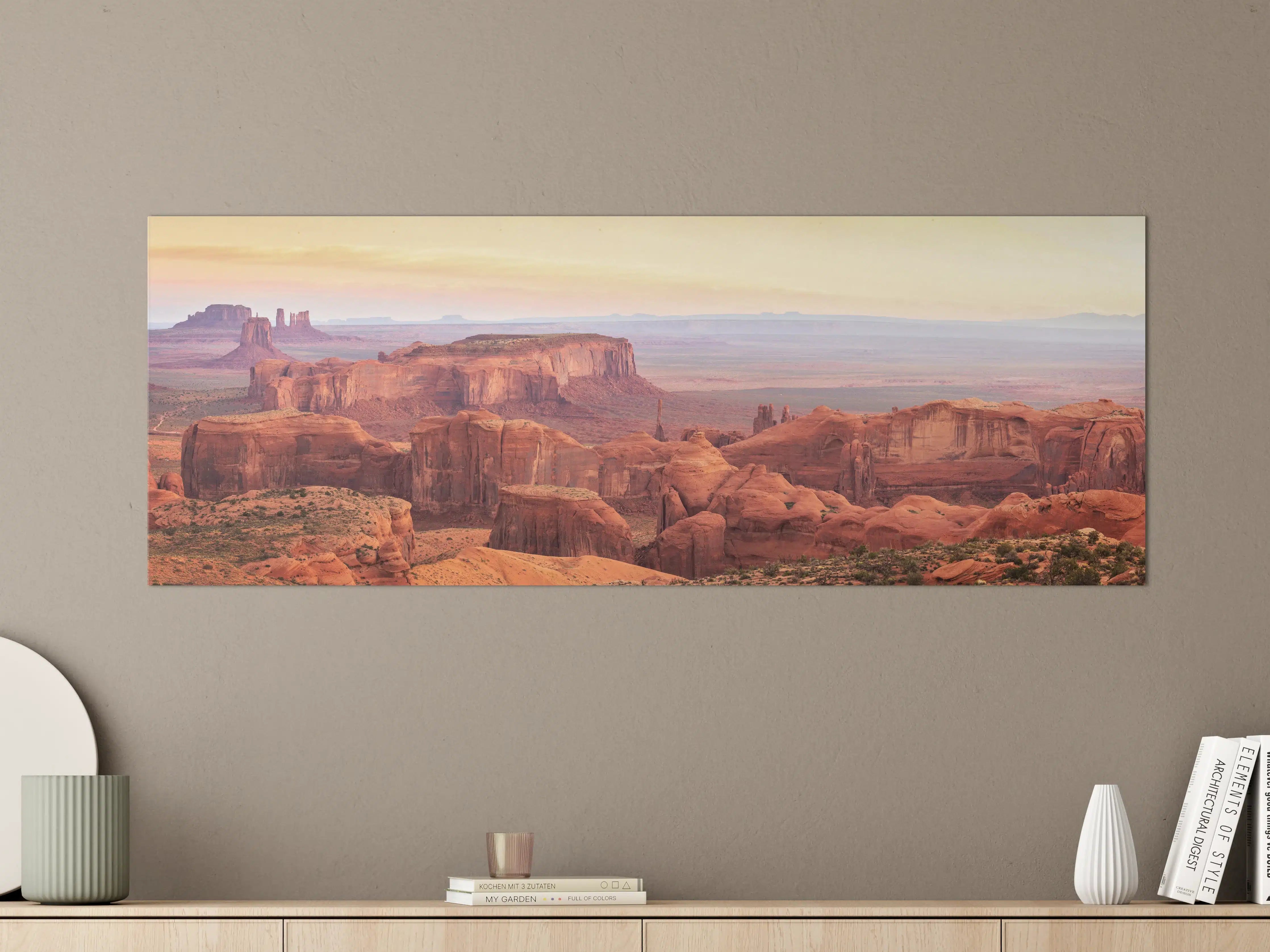 Große Wandbilder - Hunts Mesa Schlucht in Arizona