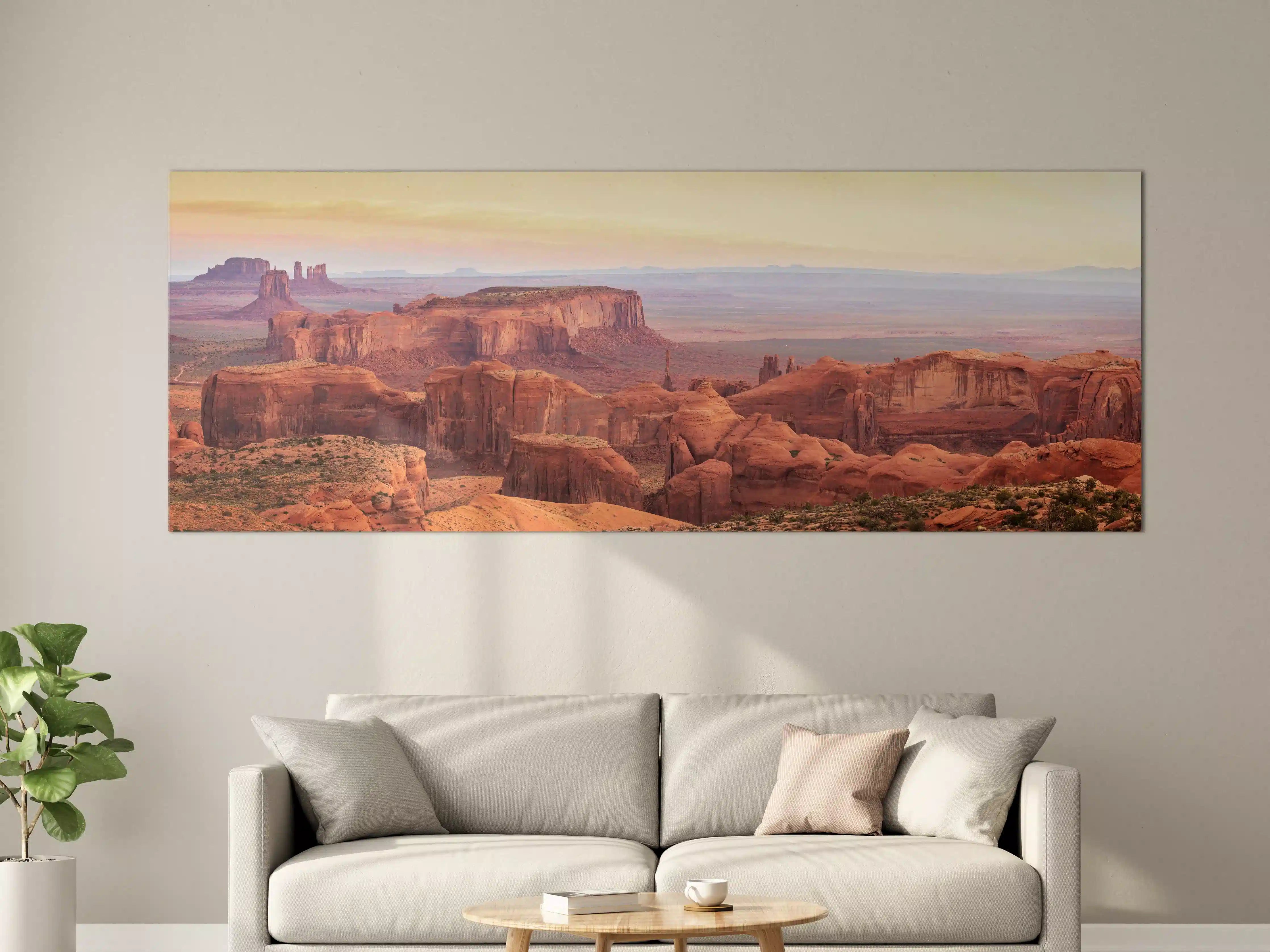 Große Wandbilder - Hunts Mesa Schlucht in Arizona