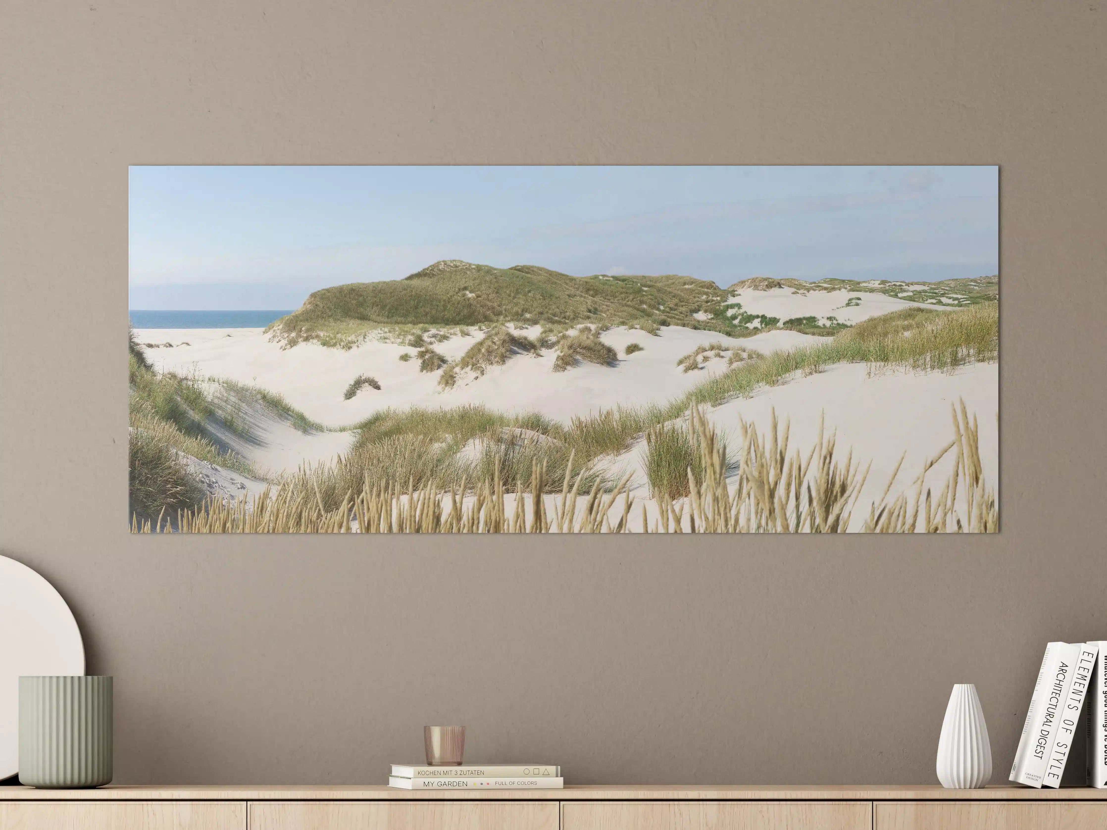 Große Wandbilder - Idyllische Dünenlandschaft am Meer