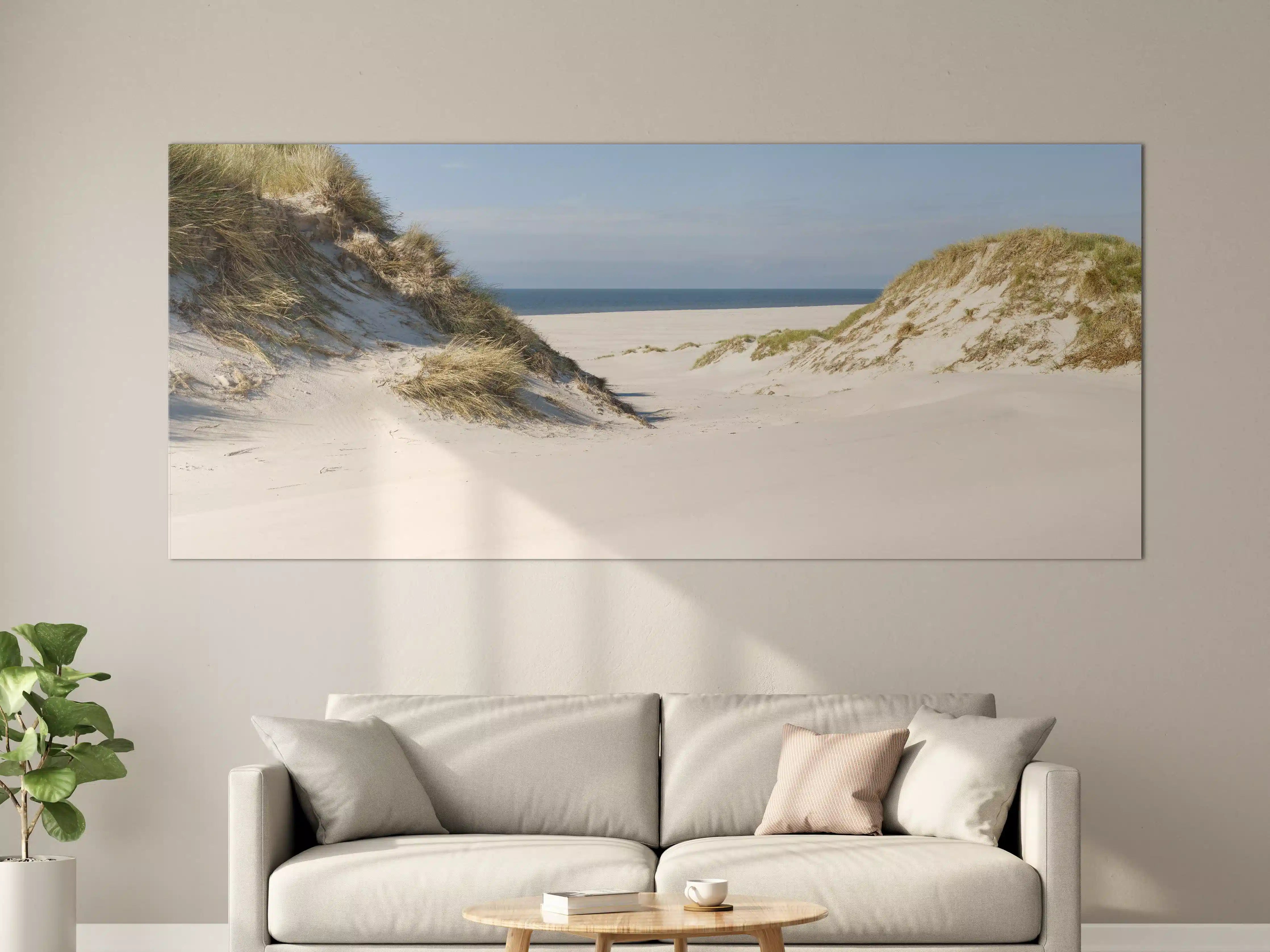Große Wandbilder - Idyllische Sanddüne am Meer