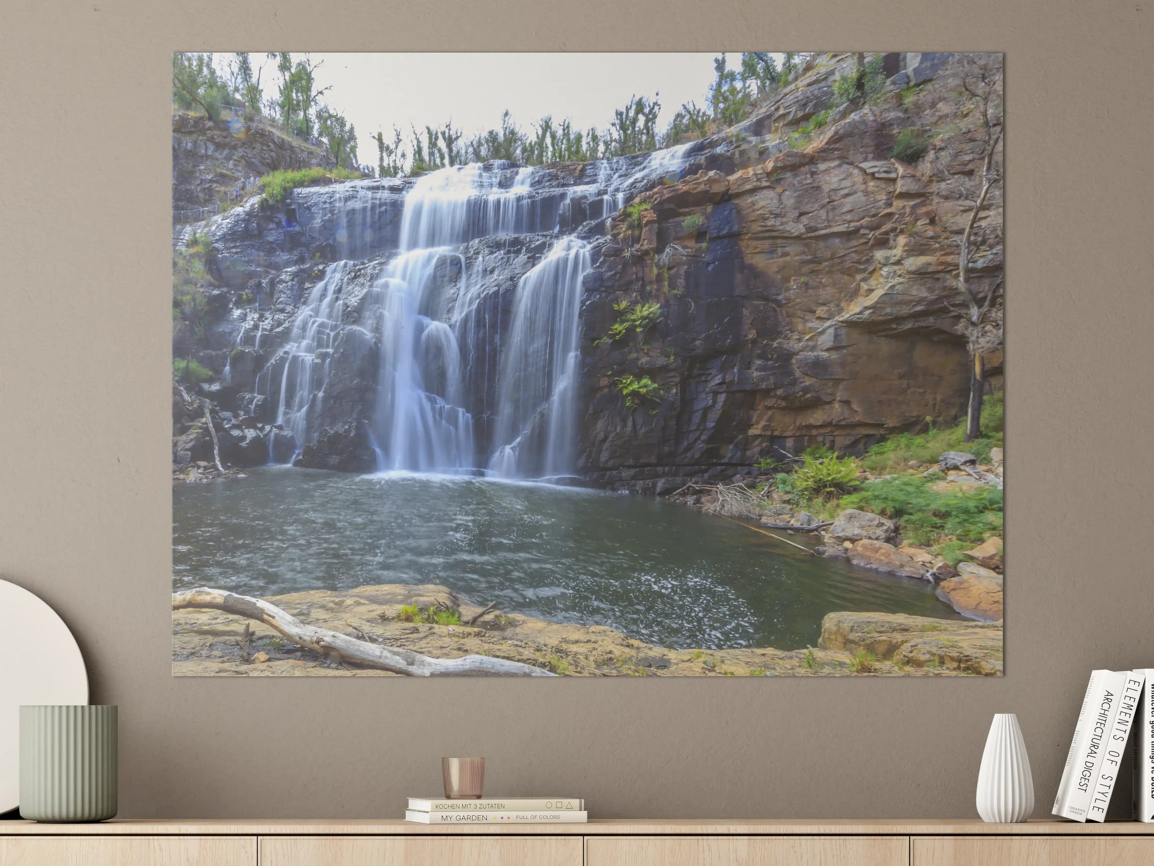 Große Wandbilder - Idyllischer Wasserfall in New South Wales Australien