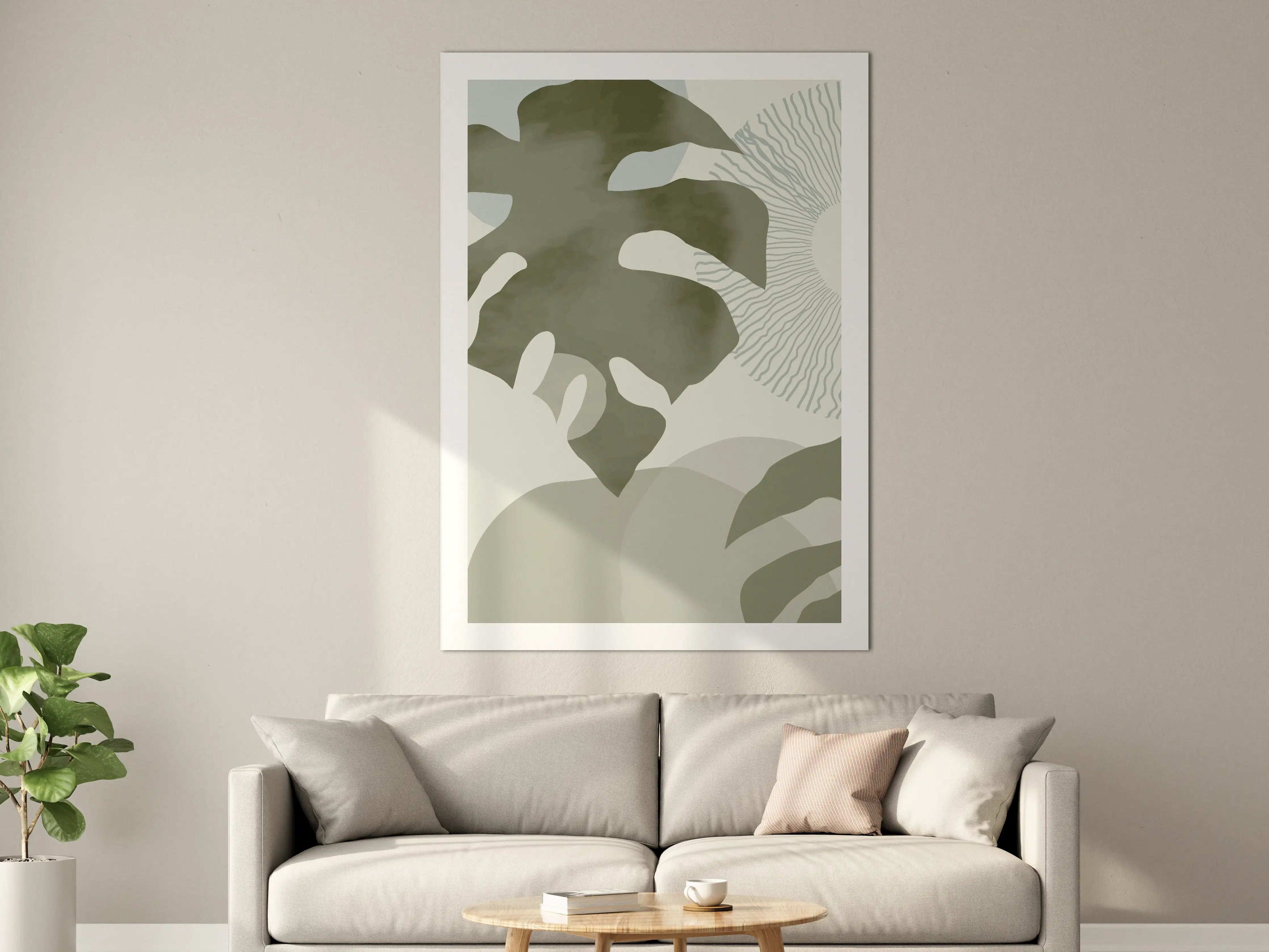 Große Wandbilder - Industrieller Beton mit Grautönen