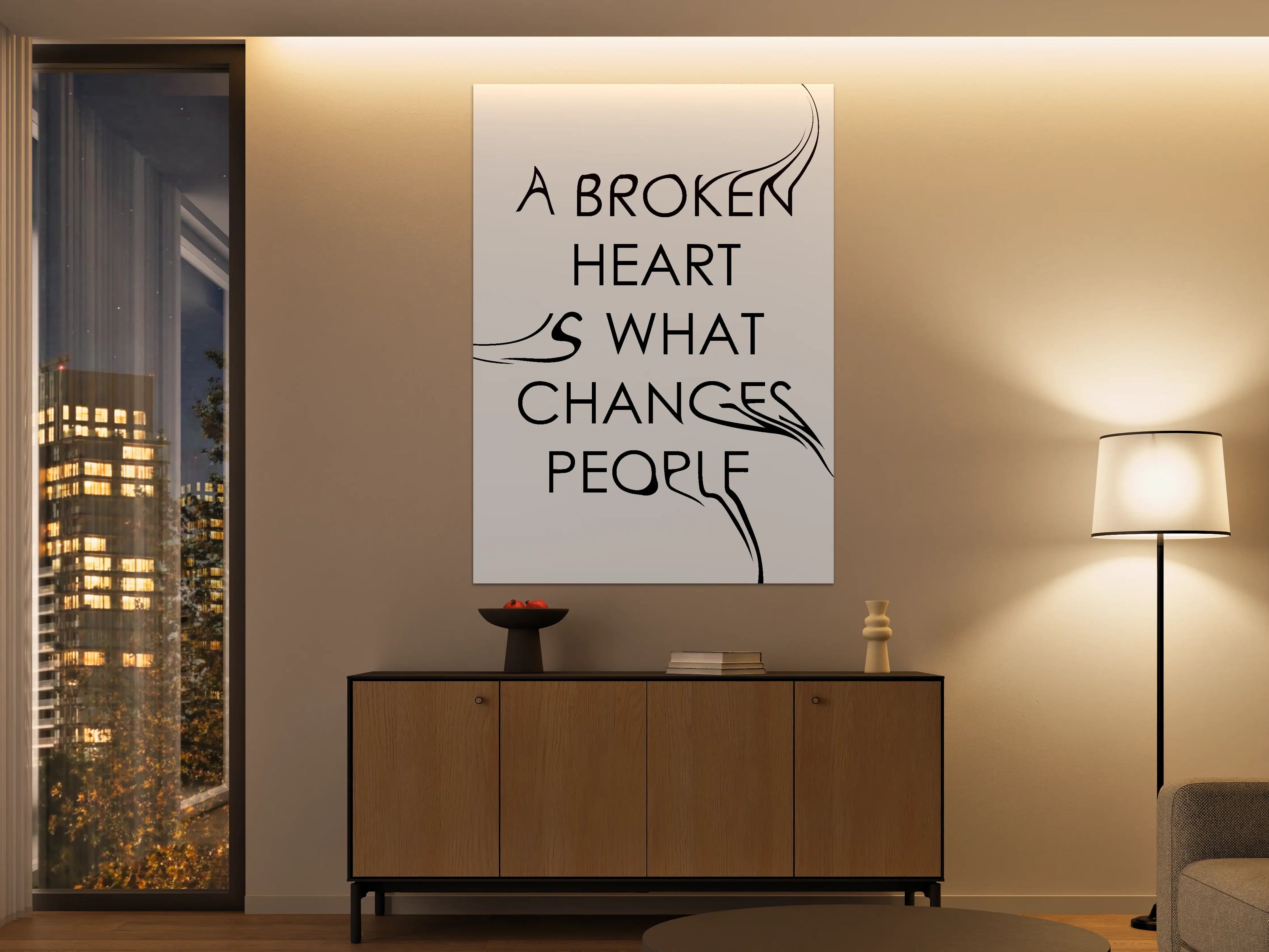 Große Wandbilder - Inspirierende Zitat Wandbild