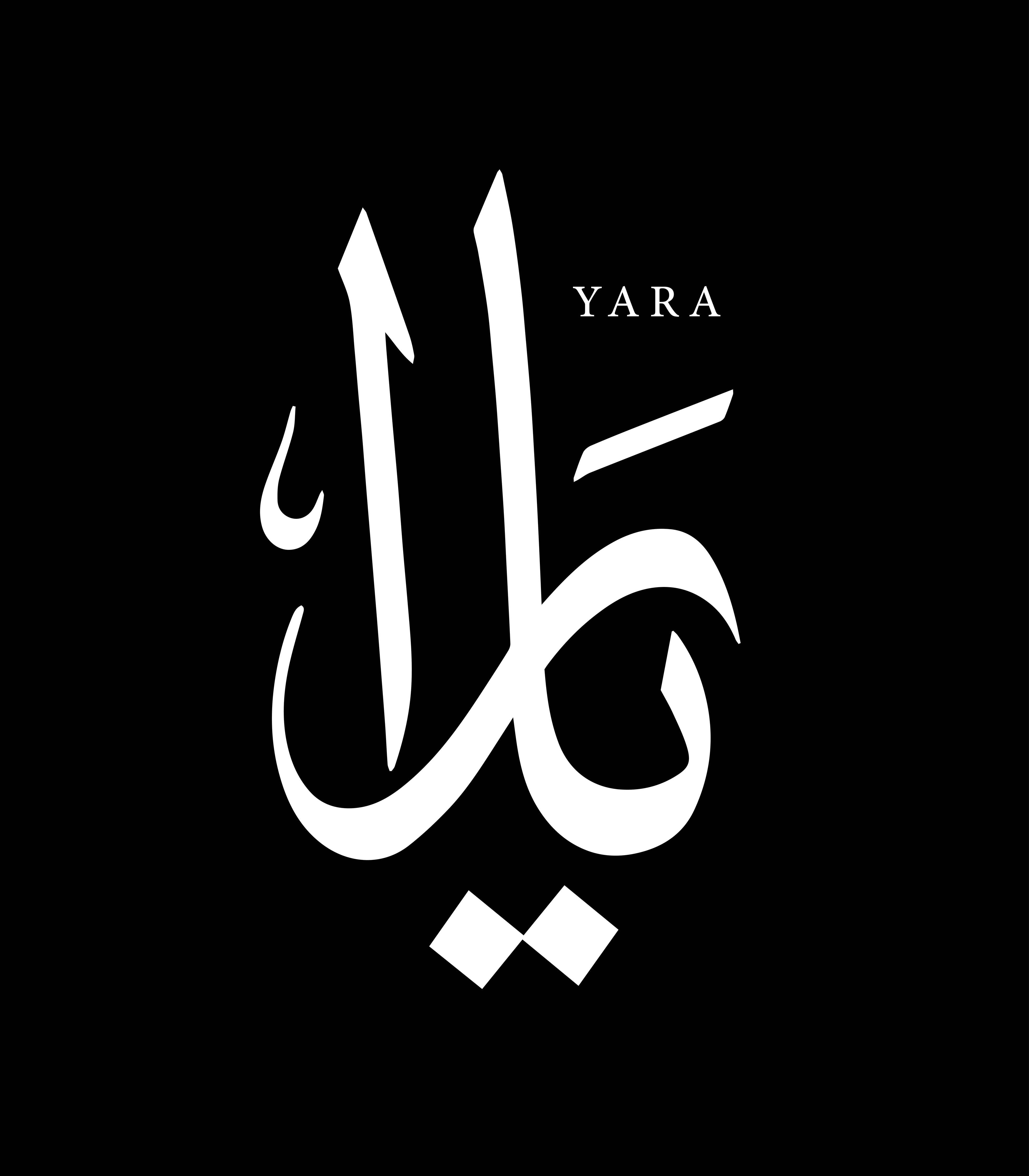 Große Wandbilder-Islamisches Kalligramm mit Yara