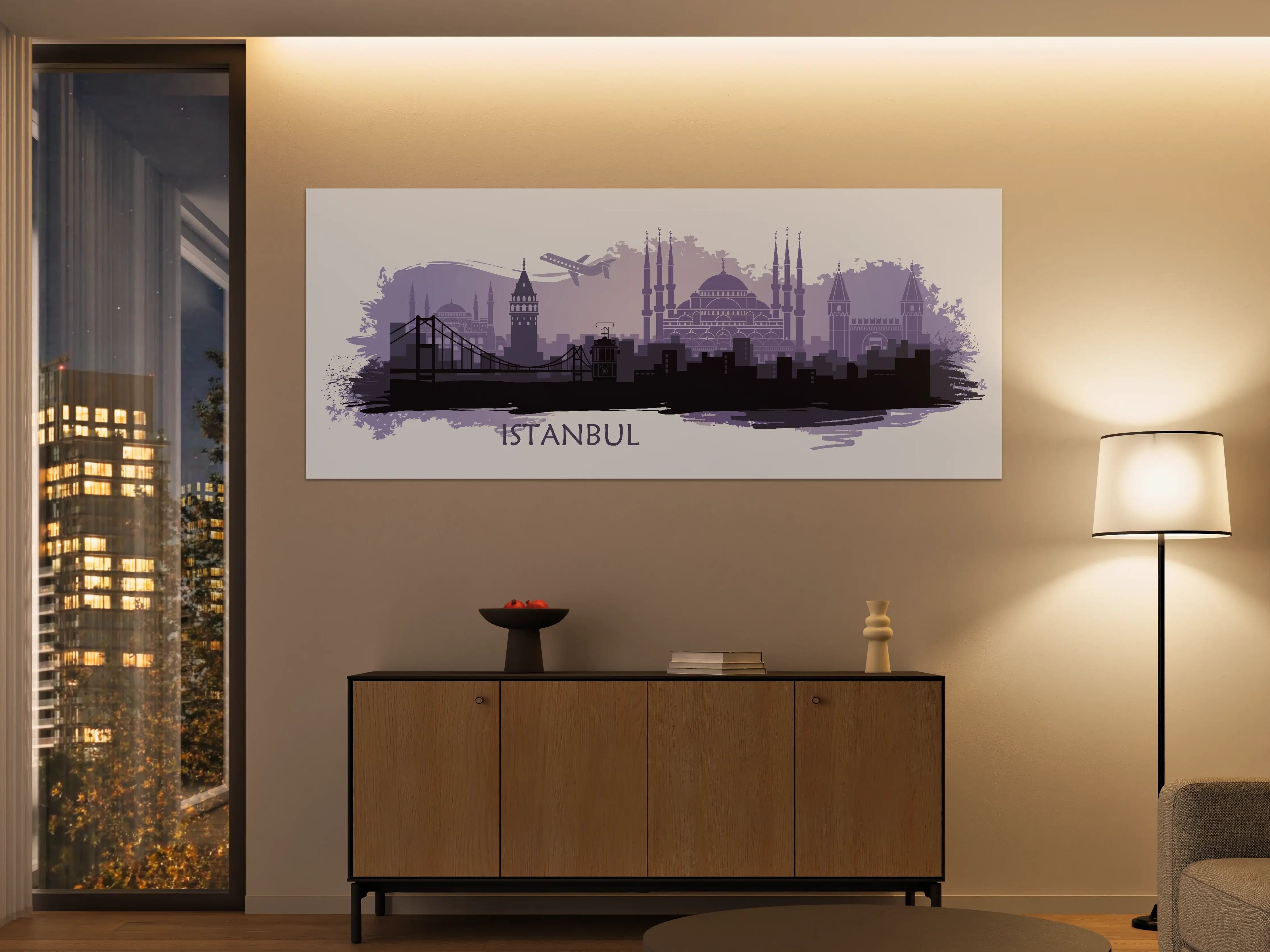 Große Wandbilder - Istanbul Skyline Panorama