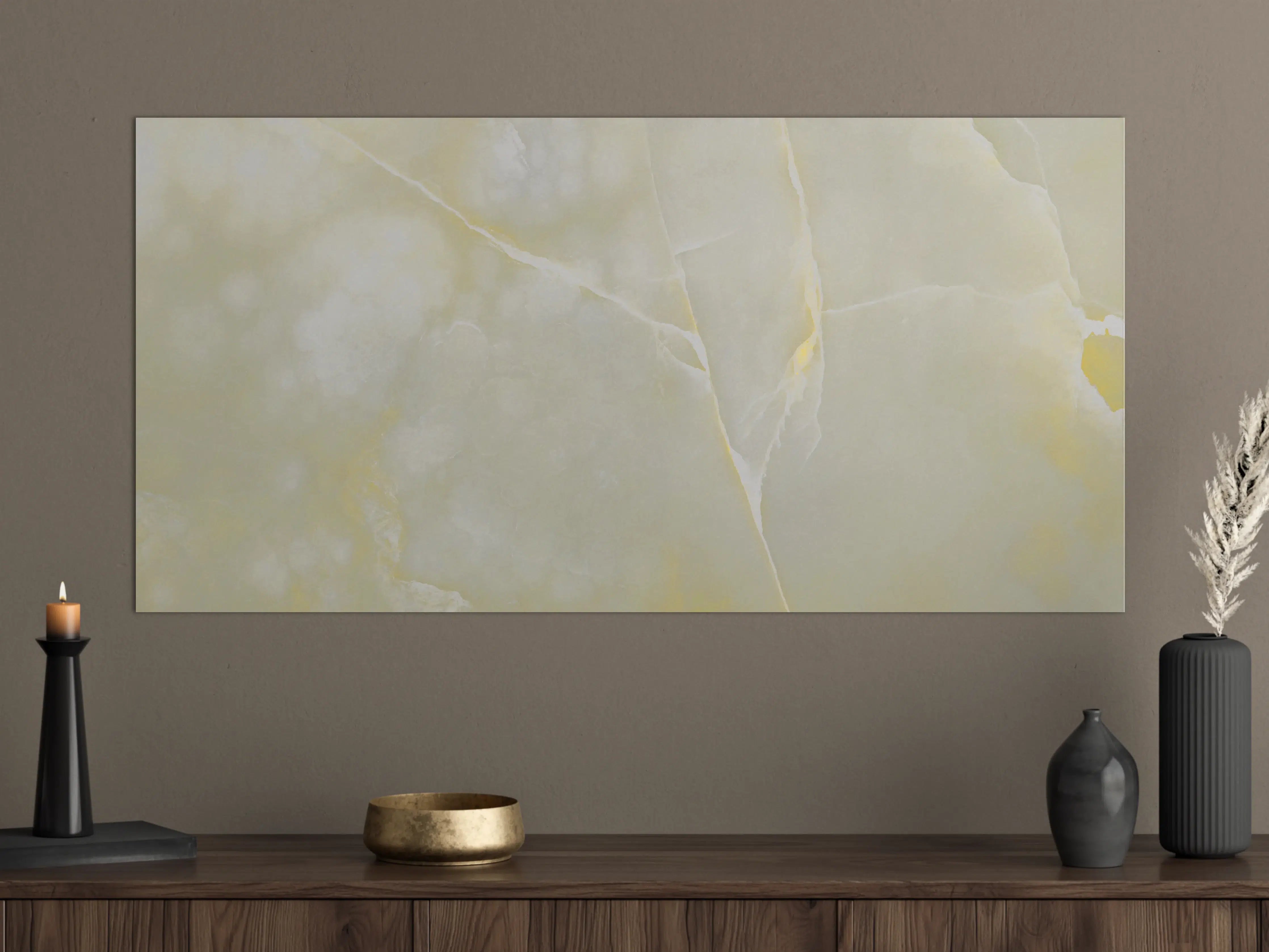 Große Wandbilder - Italienischer bunter Beige breccia Marmor