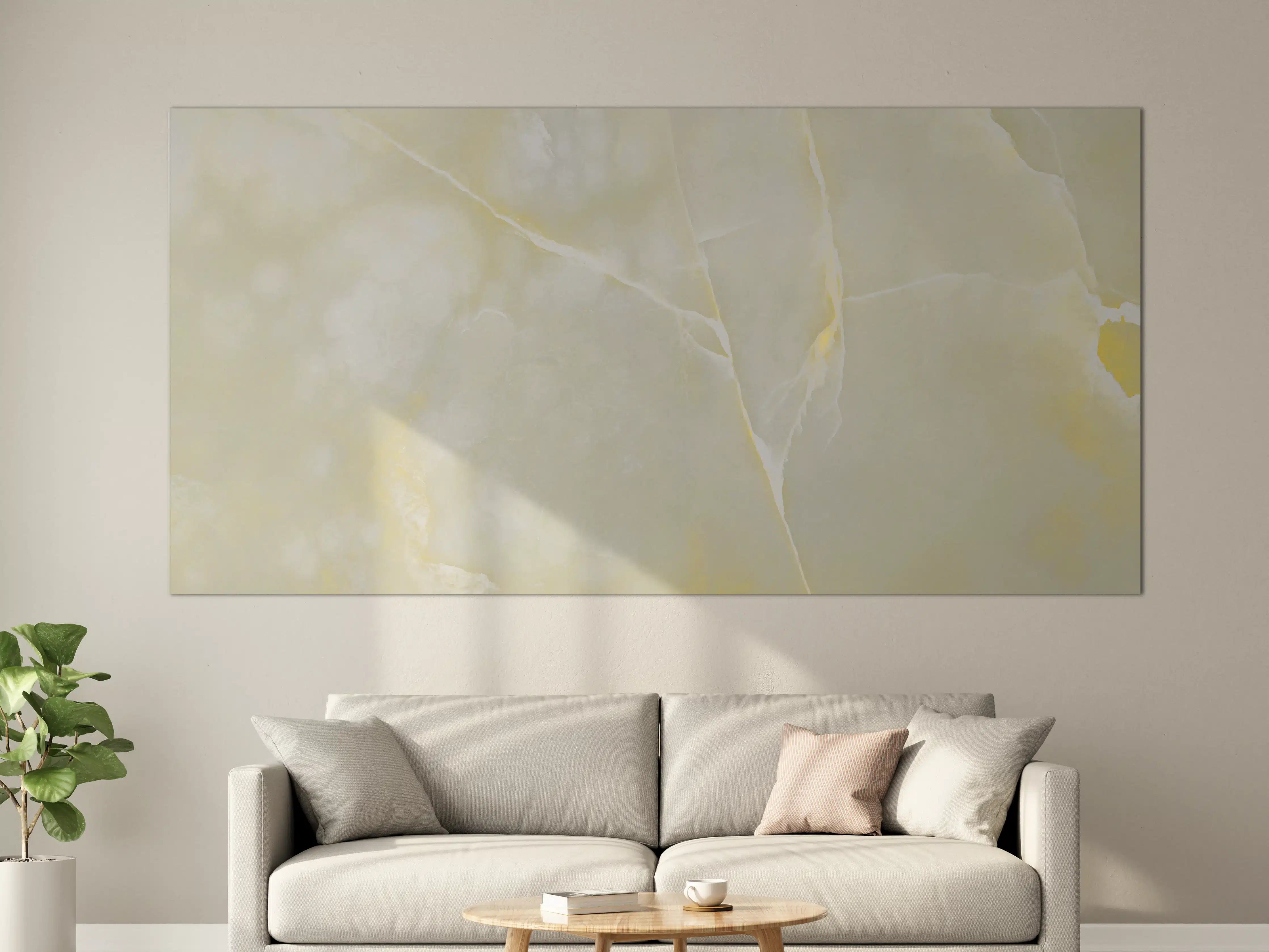 Große Wandbilder - Italienischer bunter Beige breccia Marmor