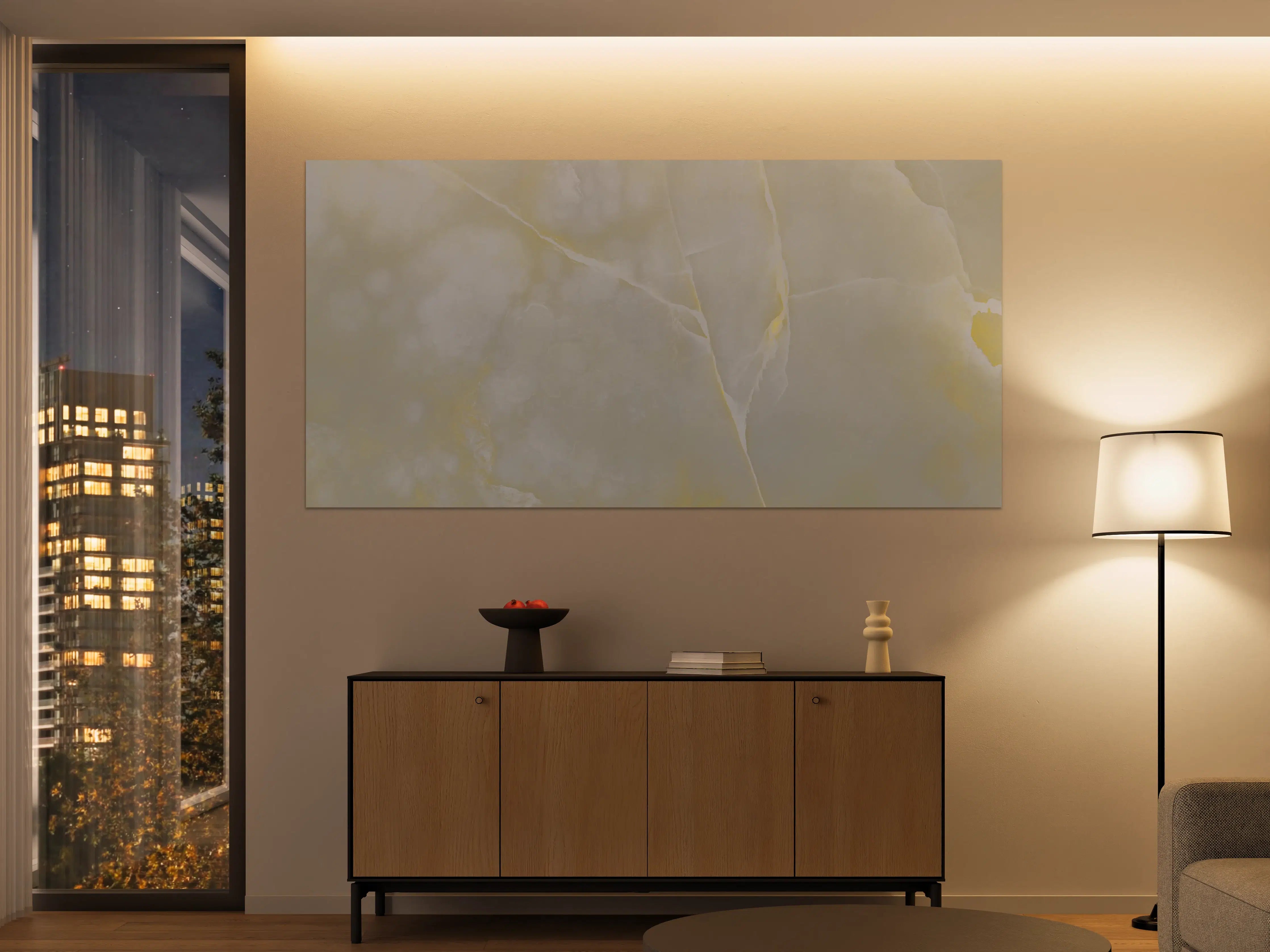 Große Wandbilder - Italienischer bunter Beige breccia Marmor