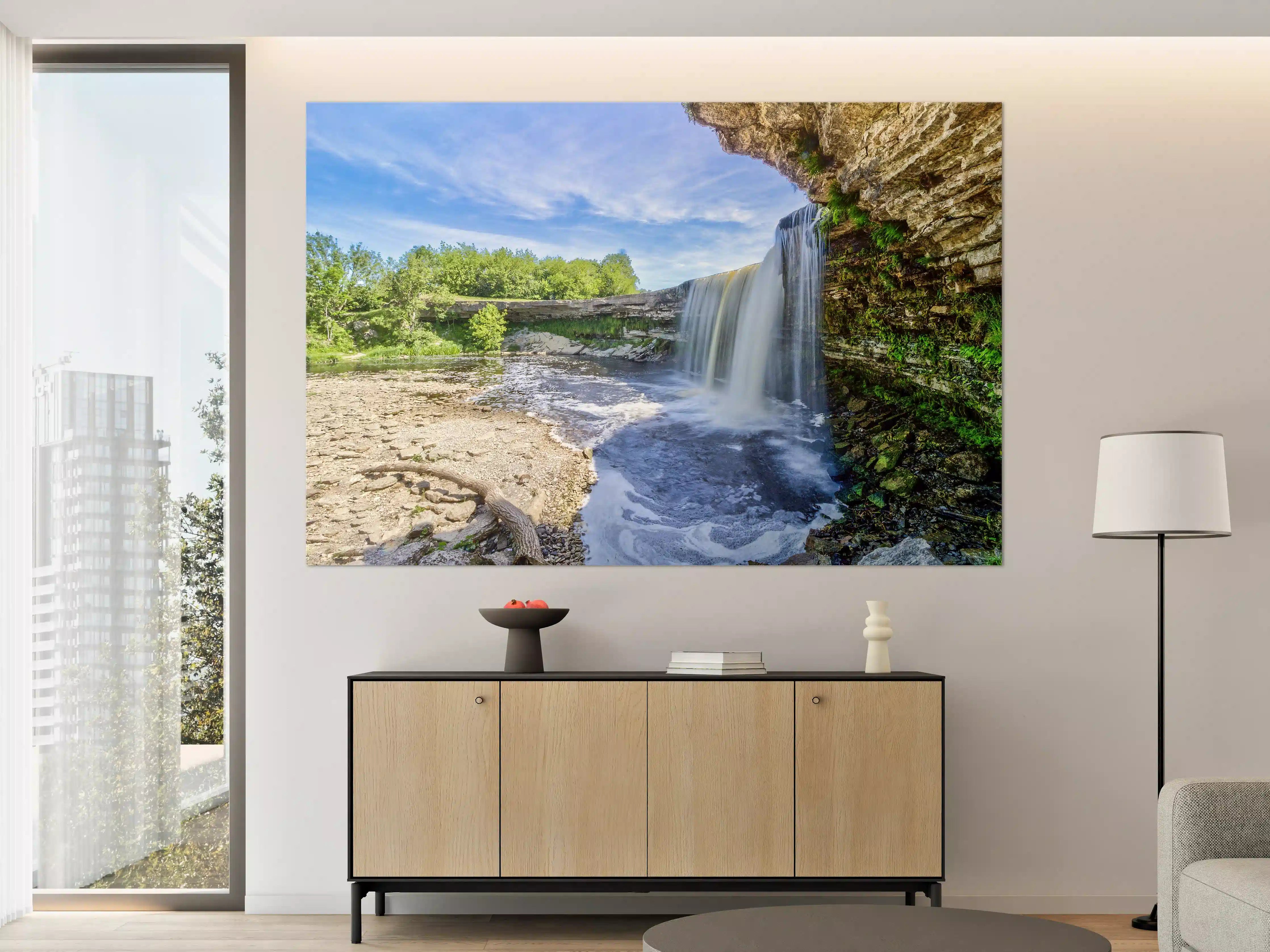 Große Wandbilder - Jagala Sommer Wasserfall