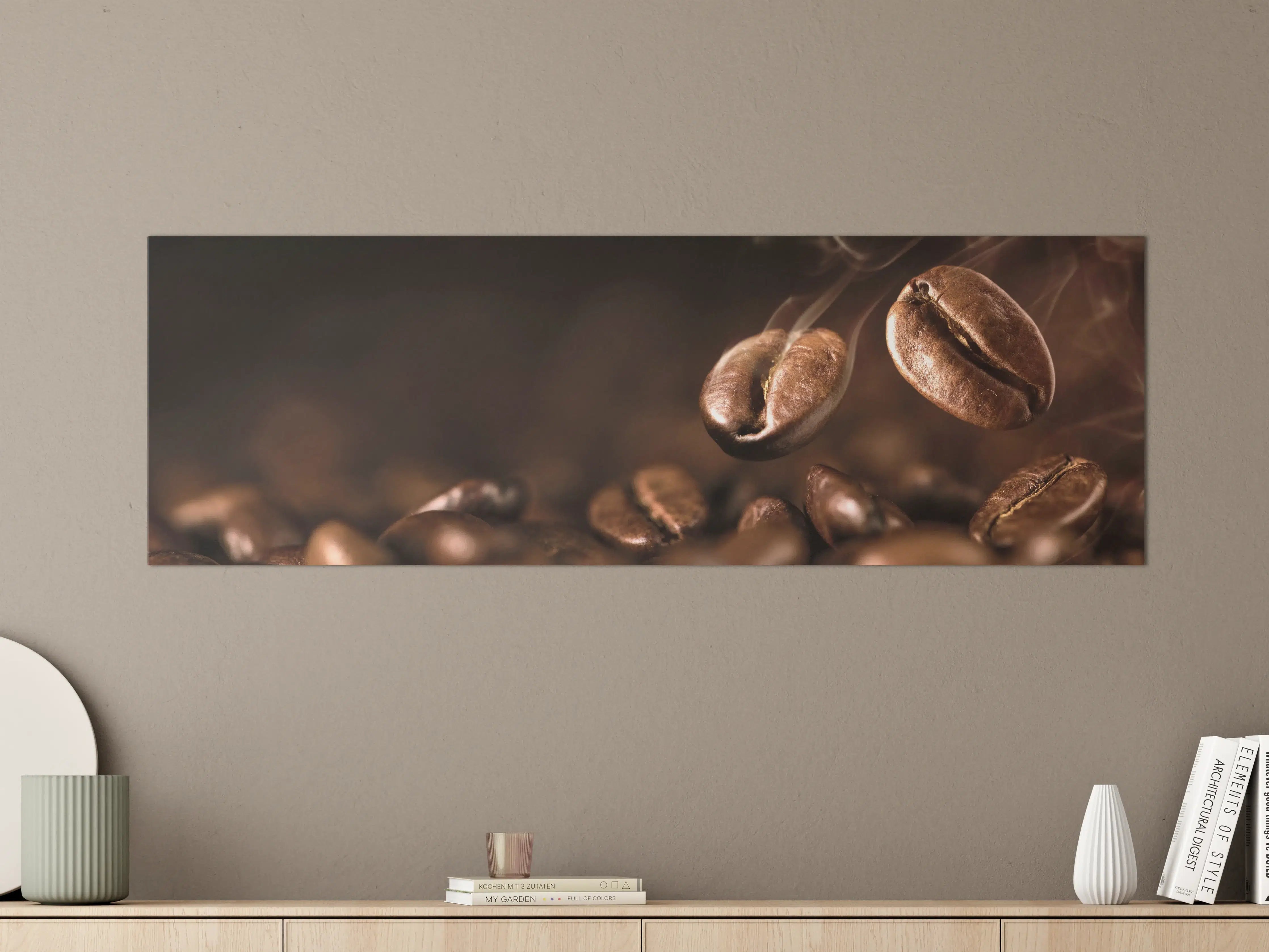 Große Wandbilder - Kaffeebohnen Nahaufnahme