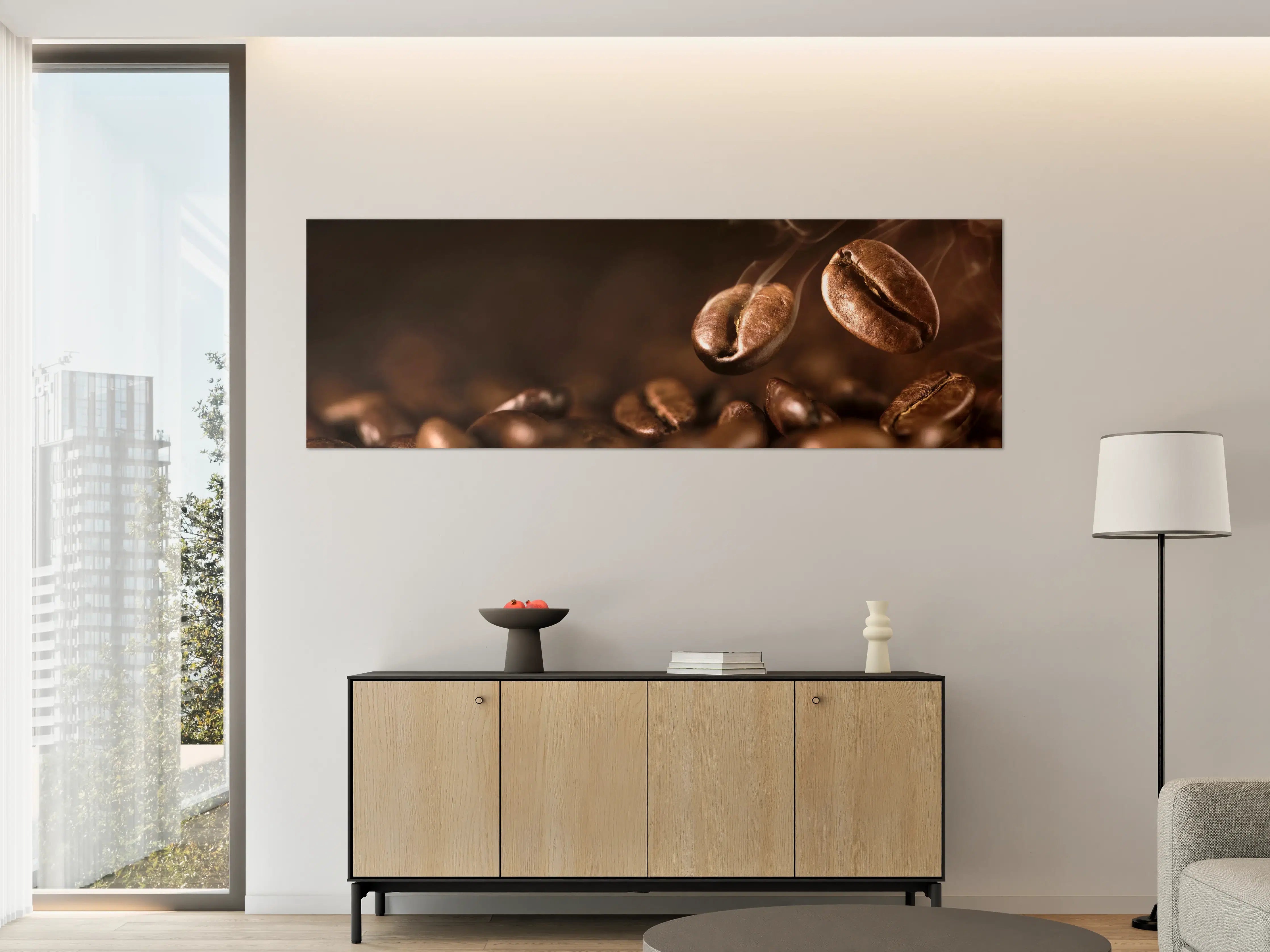 Große Wandbilder - Kaffeebohnen Nahaufnahme