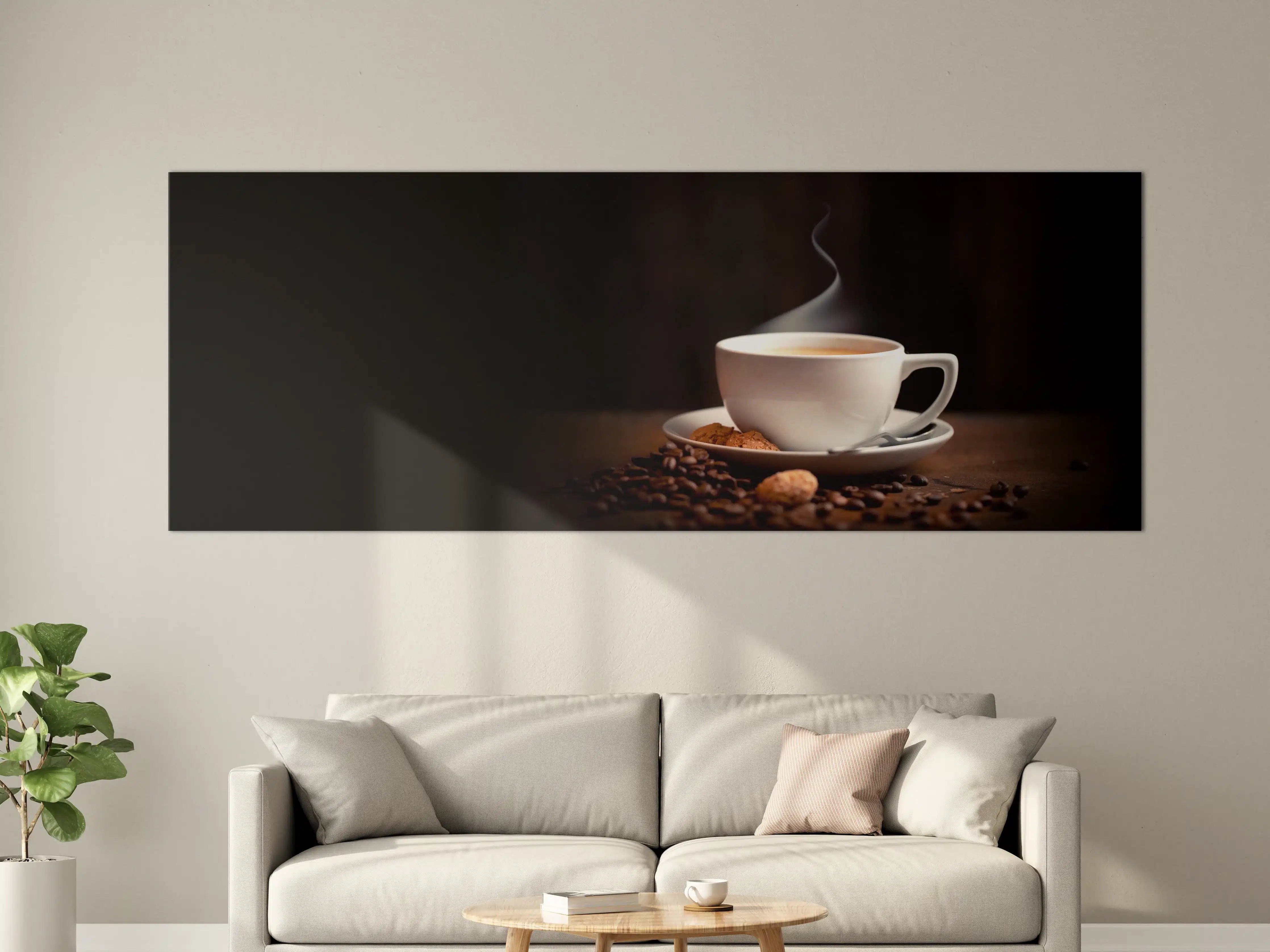 Große Wandbilder - Kaffeetasse mit aromatischem Kaffee
