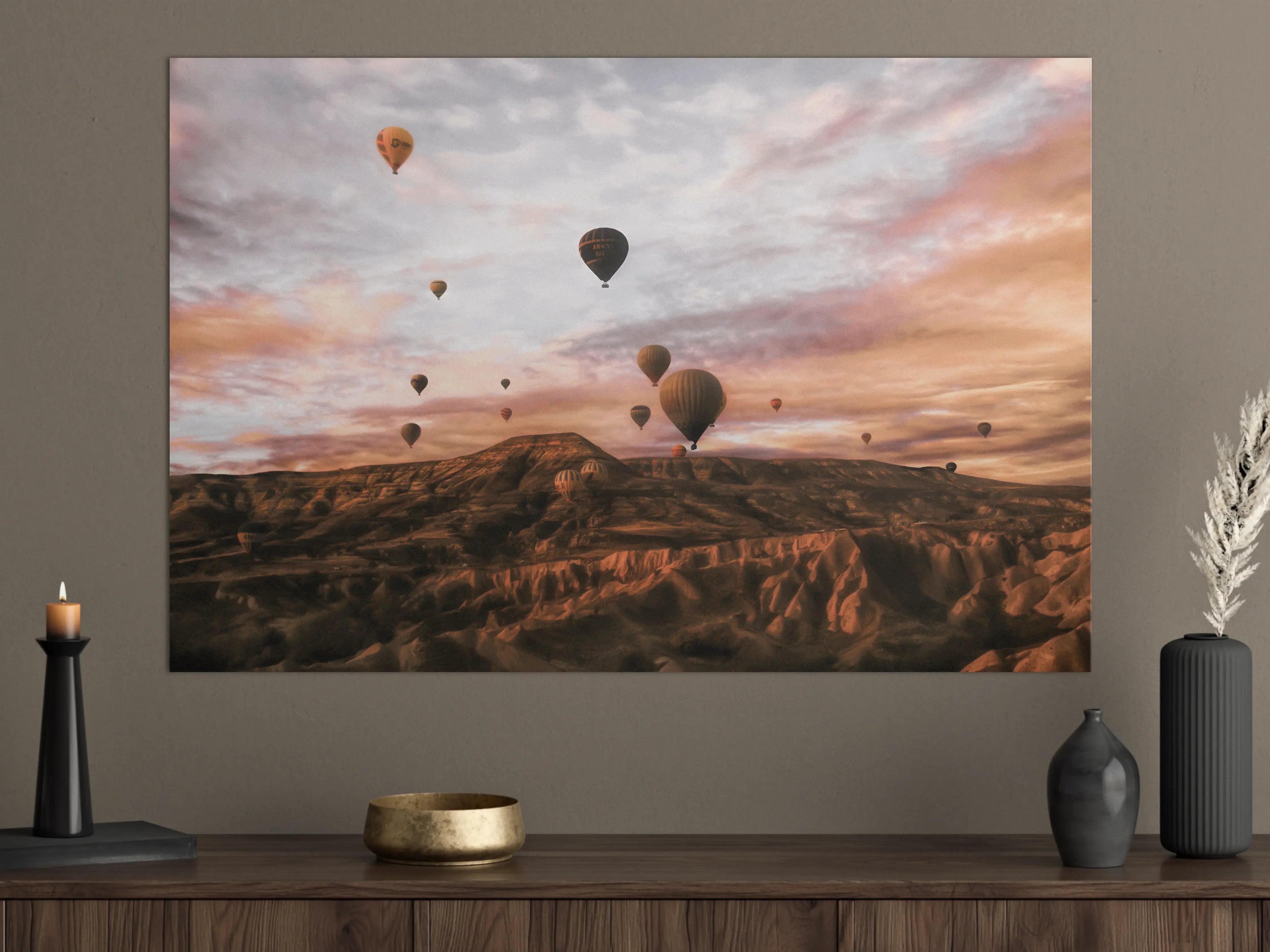 Große Wandbilder - Kappadokien - Heißluft Ballons