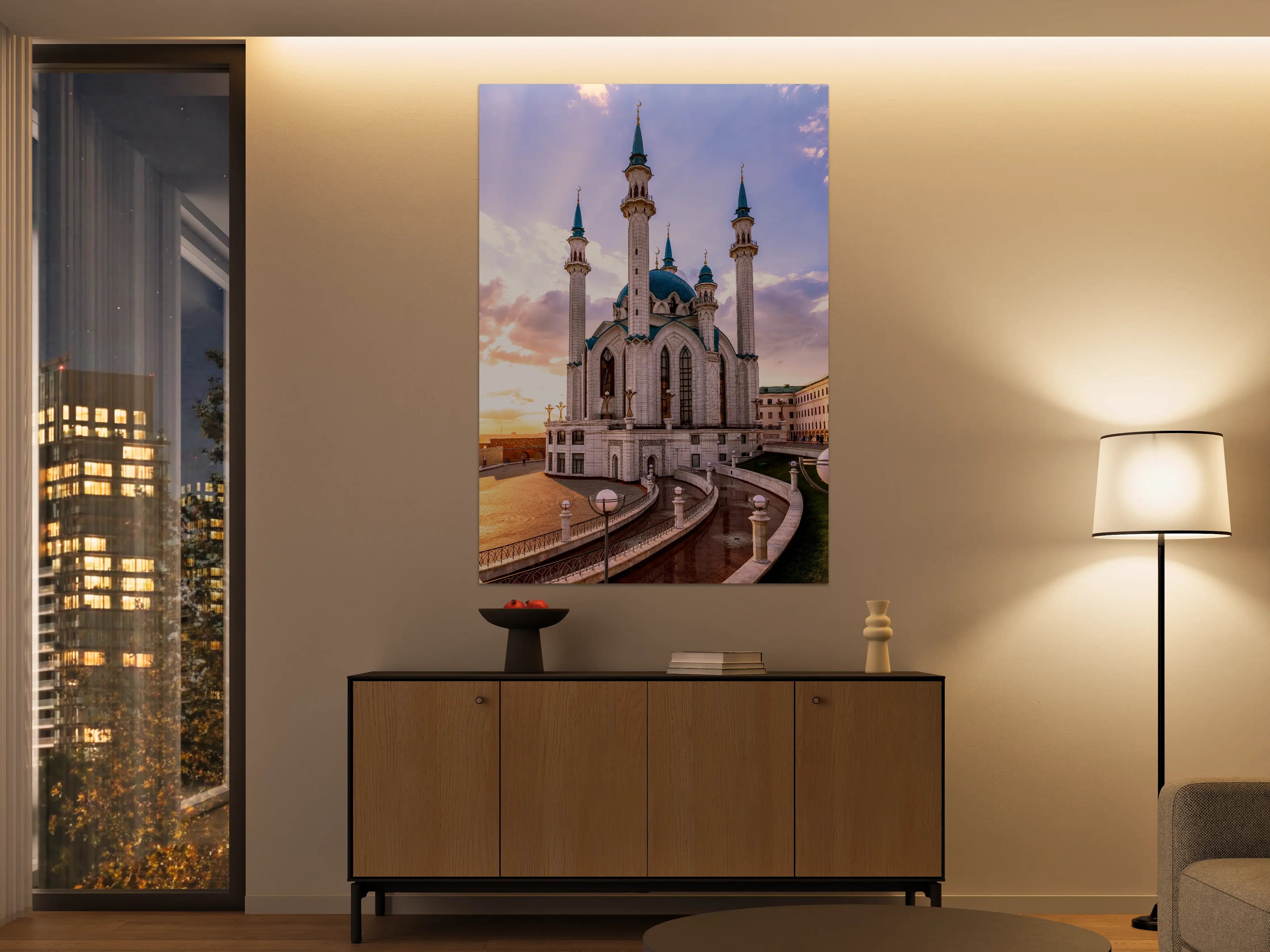 Große Wandbilder - Kazan Moschee Abenddämmerung