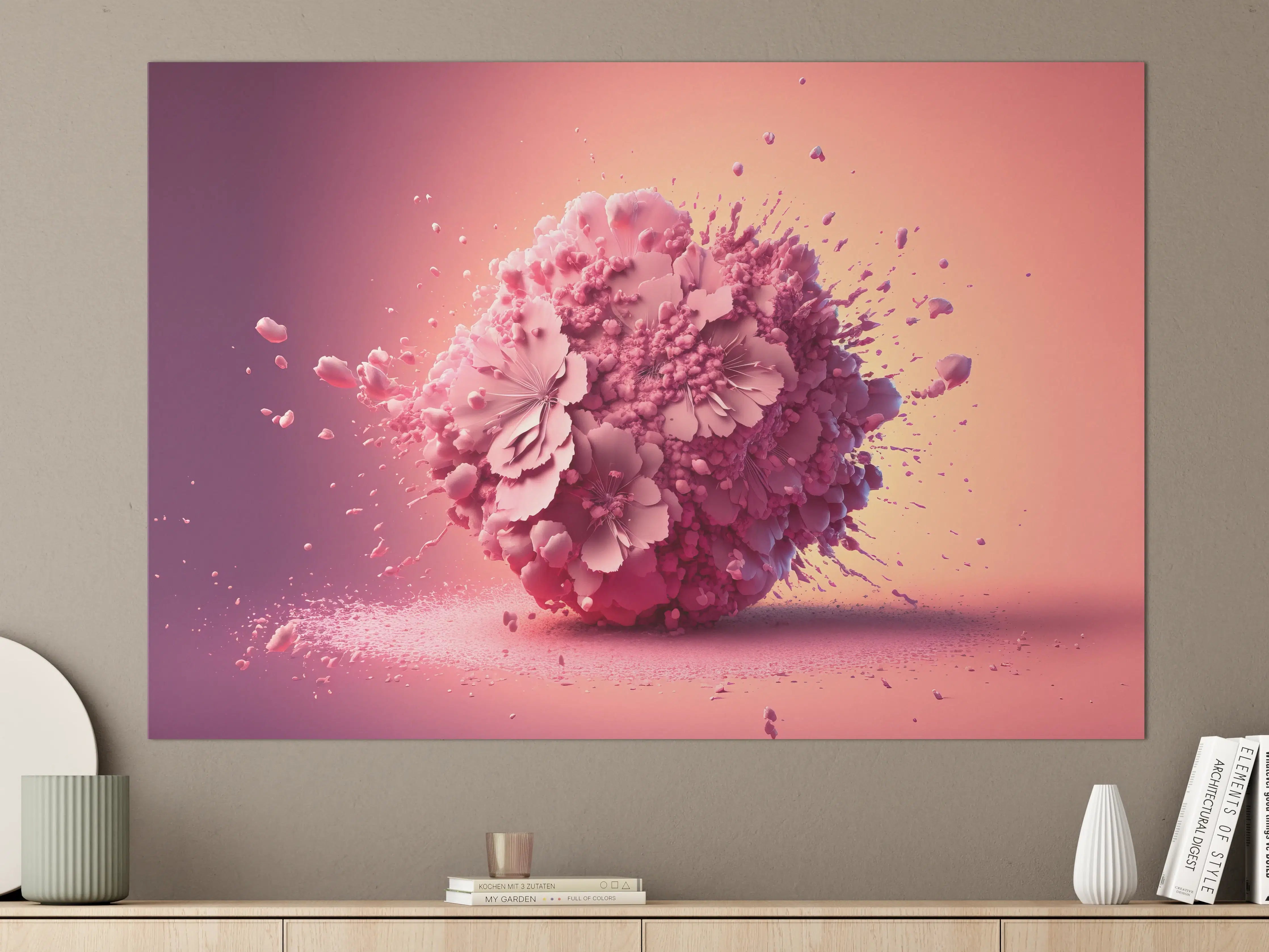 Große Wandbilder - Kirschblüten Explosion Rosa