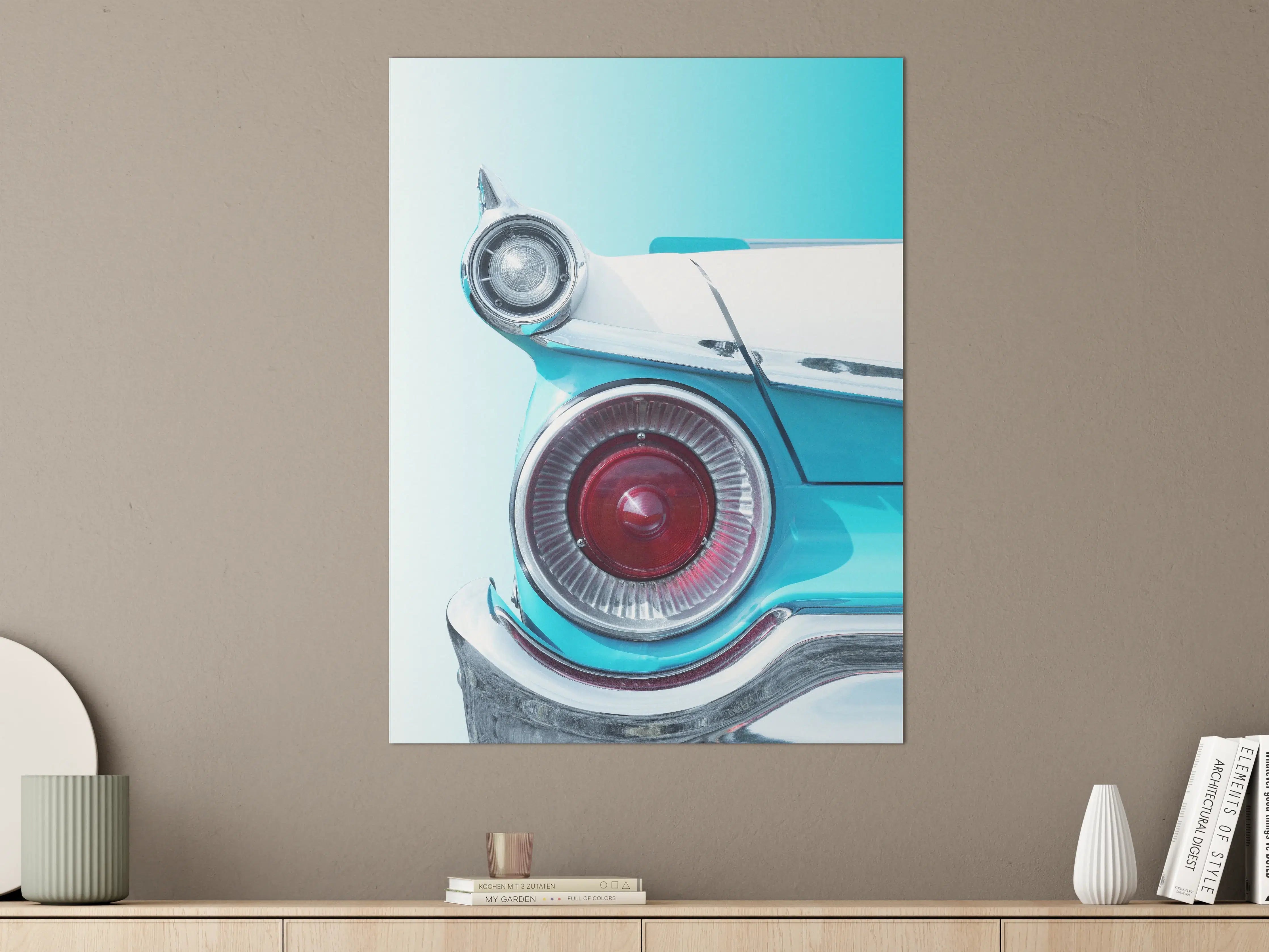 Große Wandbilder - Klassischer Auto-Rückblick