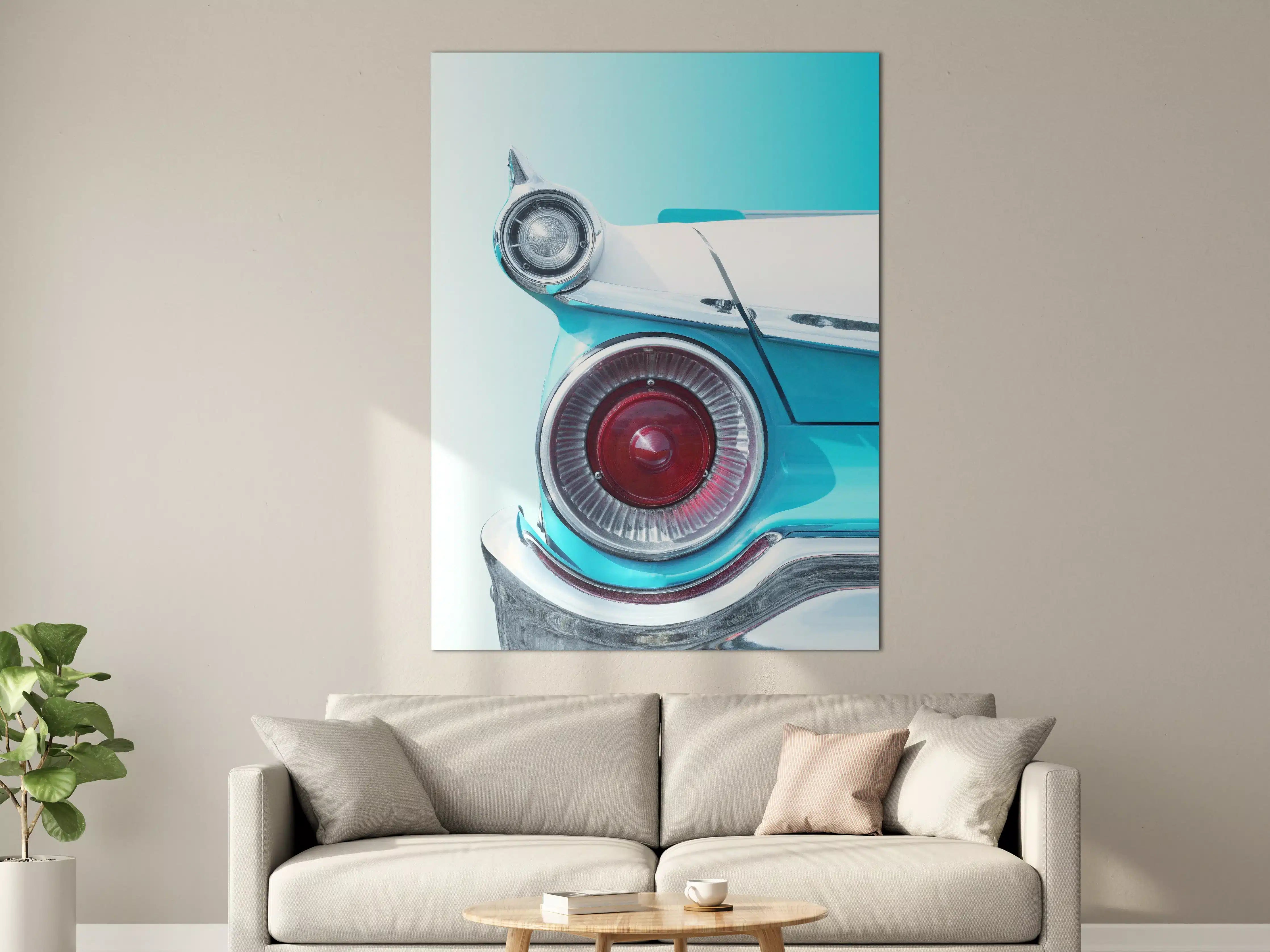 Große Wandbilder - Klassischer Auto-Rückblick