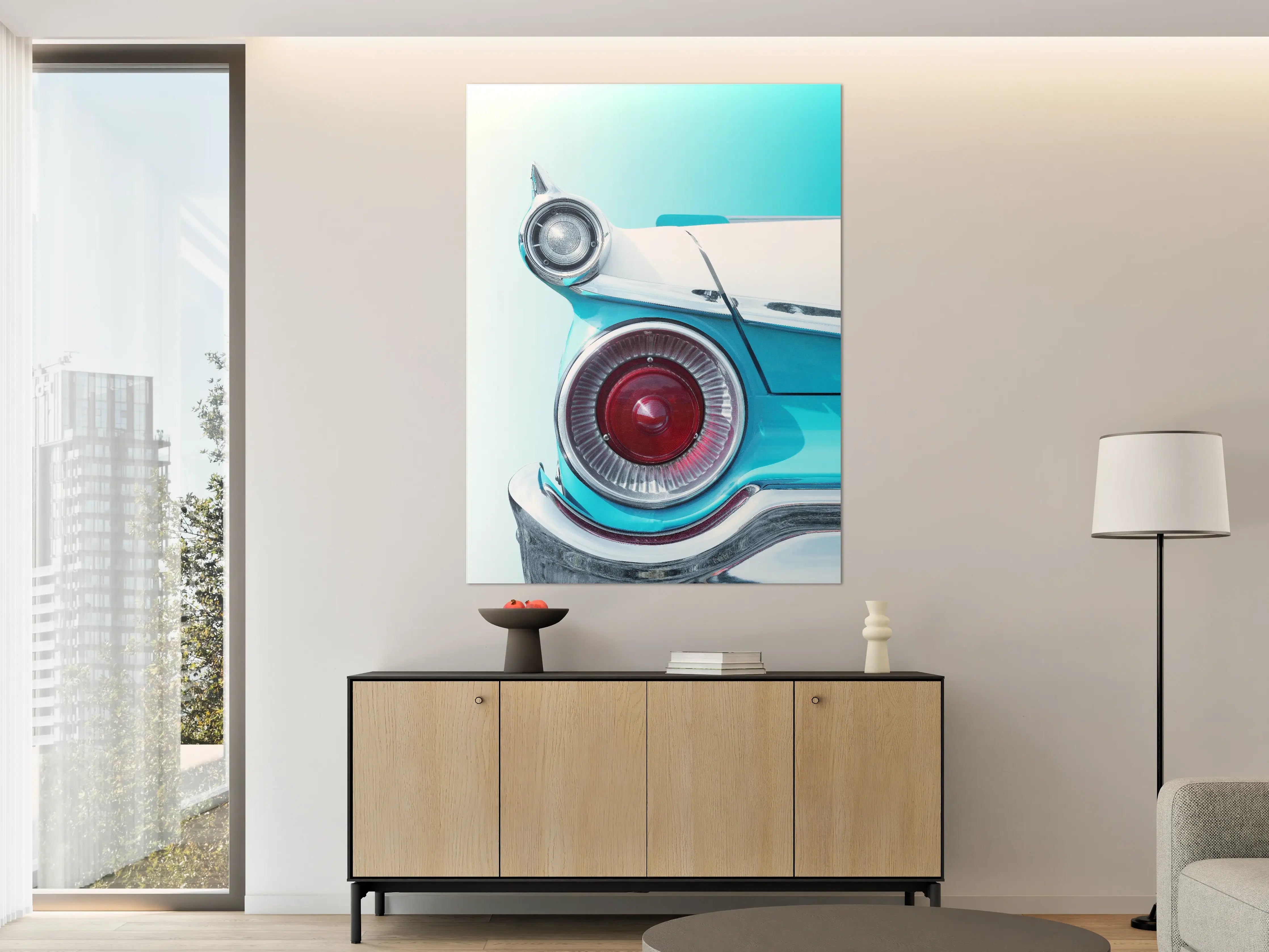 Große Wandbilder - Klassischer Auto-Rückblick