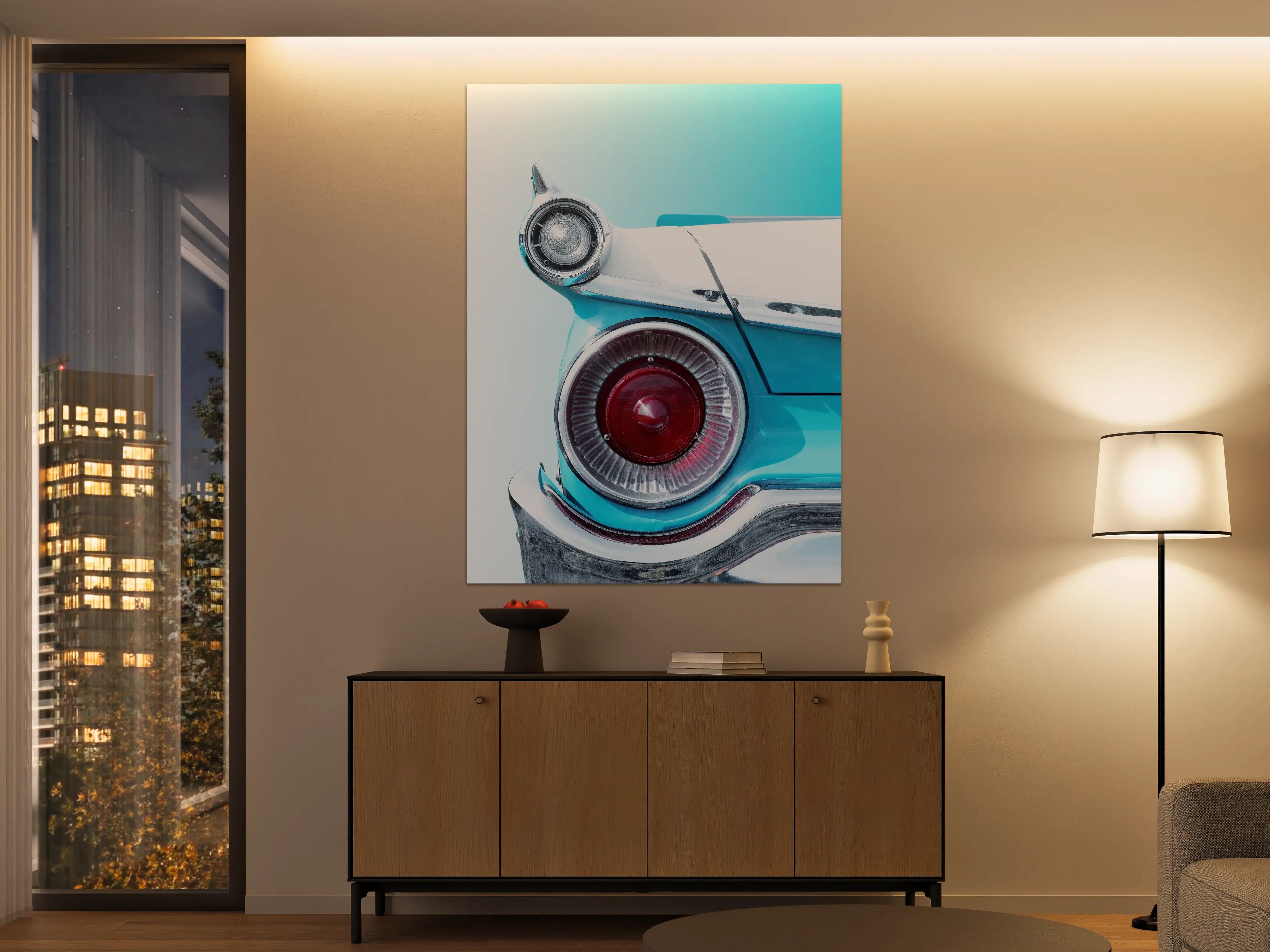 Große Wandbilder - Klassischer Auto-Rückblick