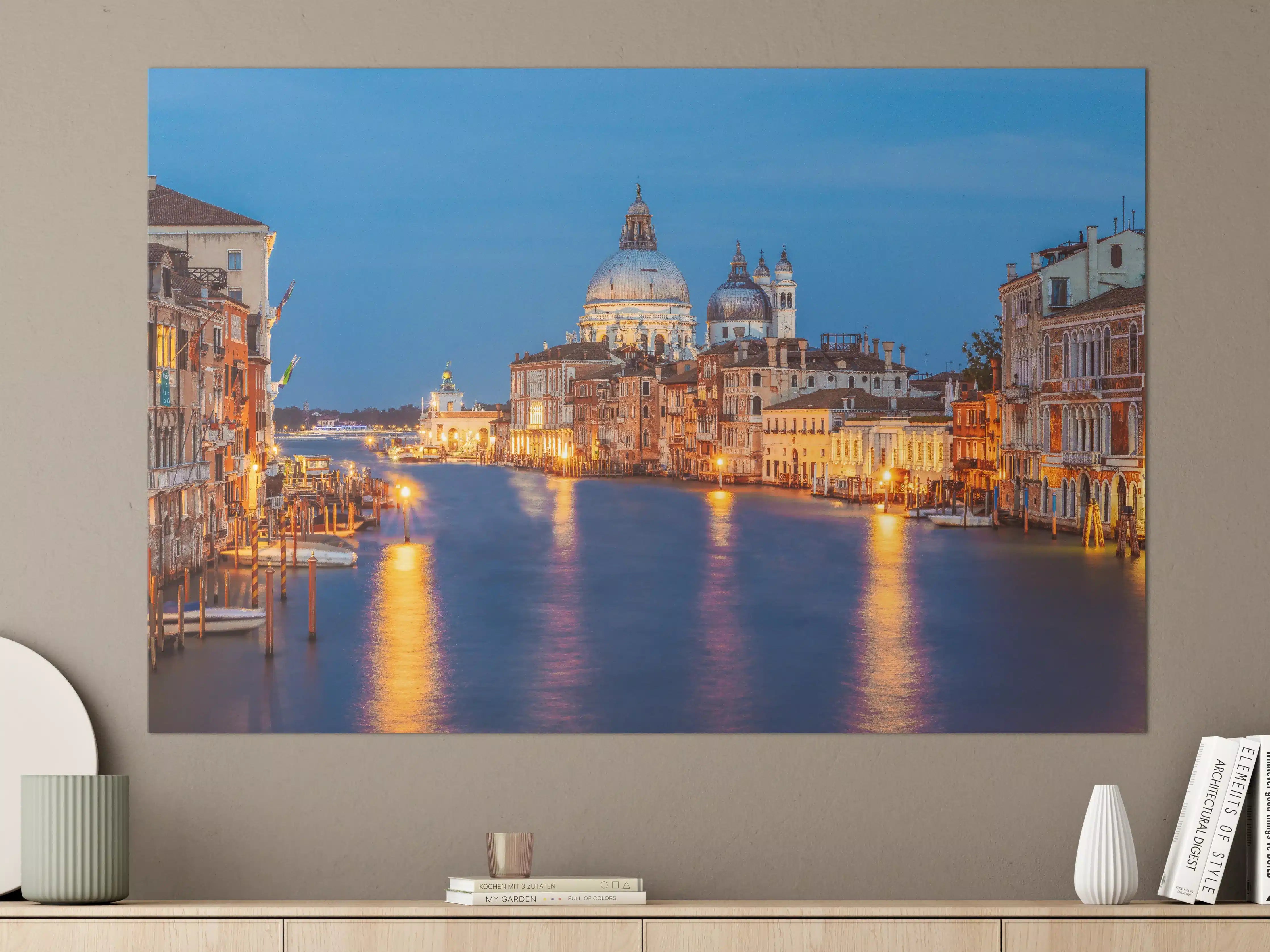 Große Wandbilder - Klassischer Panoramablick auf den Canal Grande