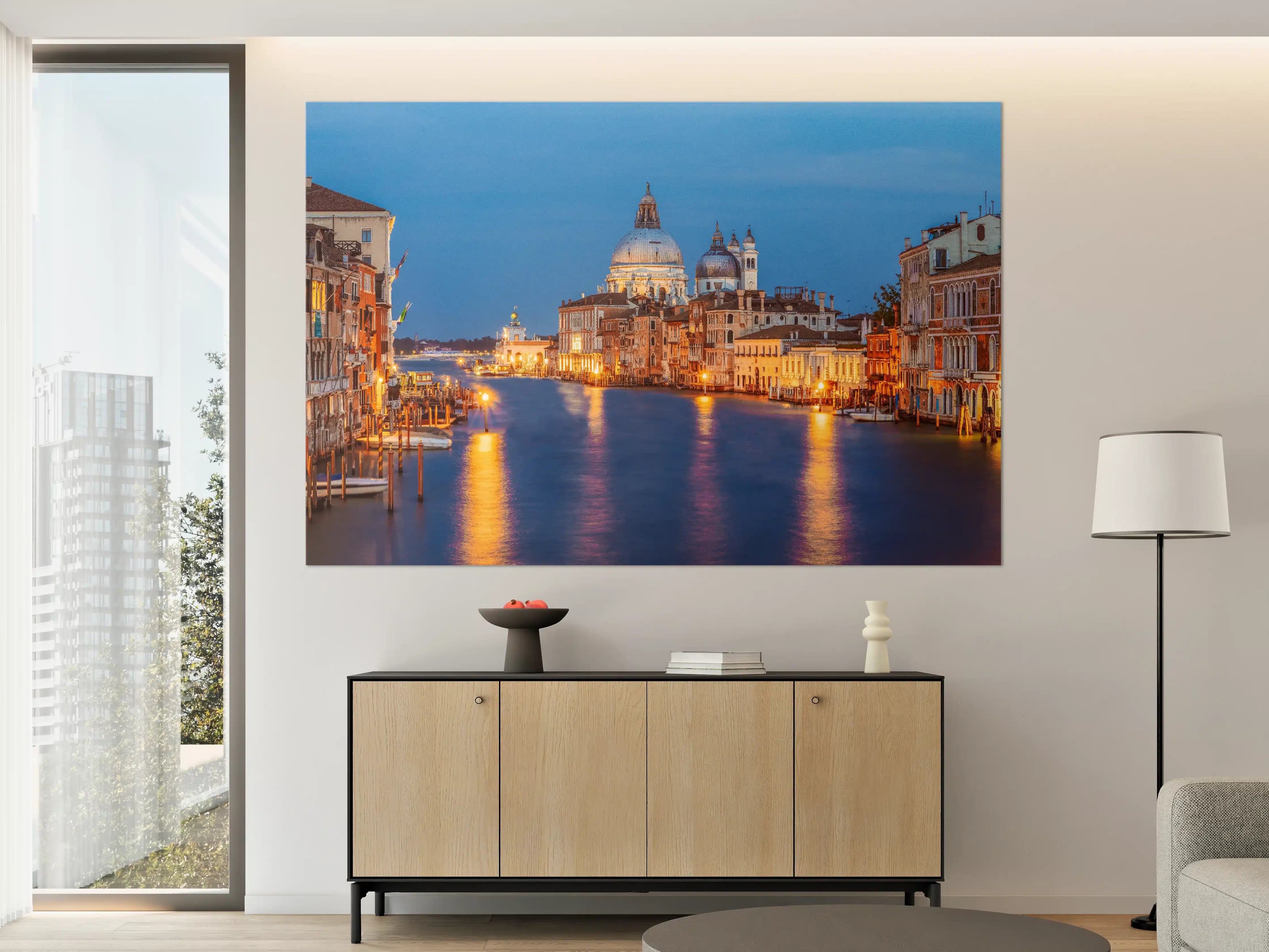 Große Wandbilder - Klassischer Panoramablick auf den Canal Grande