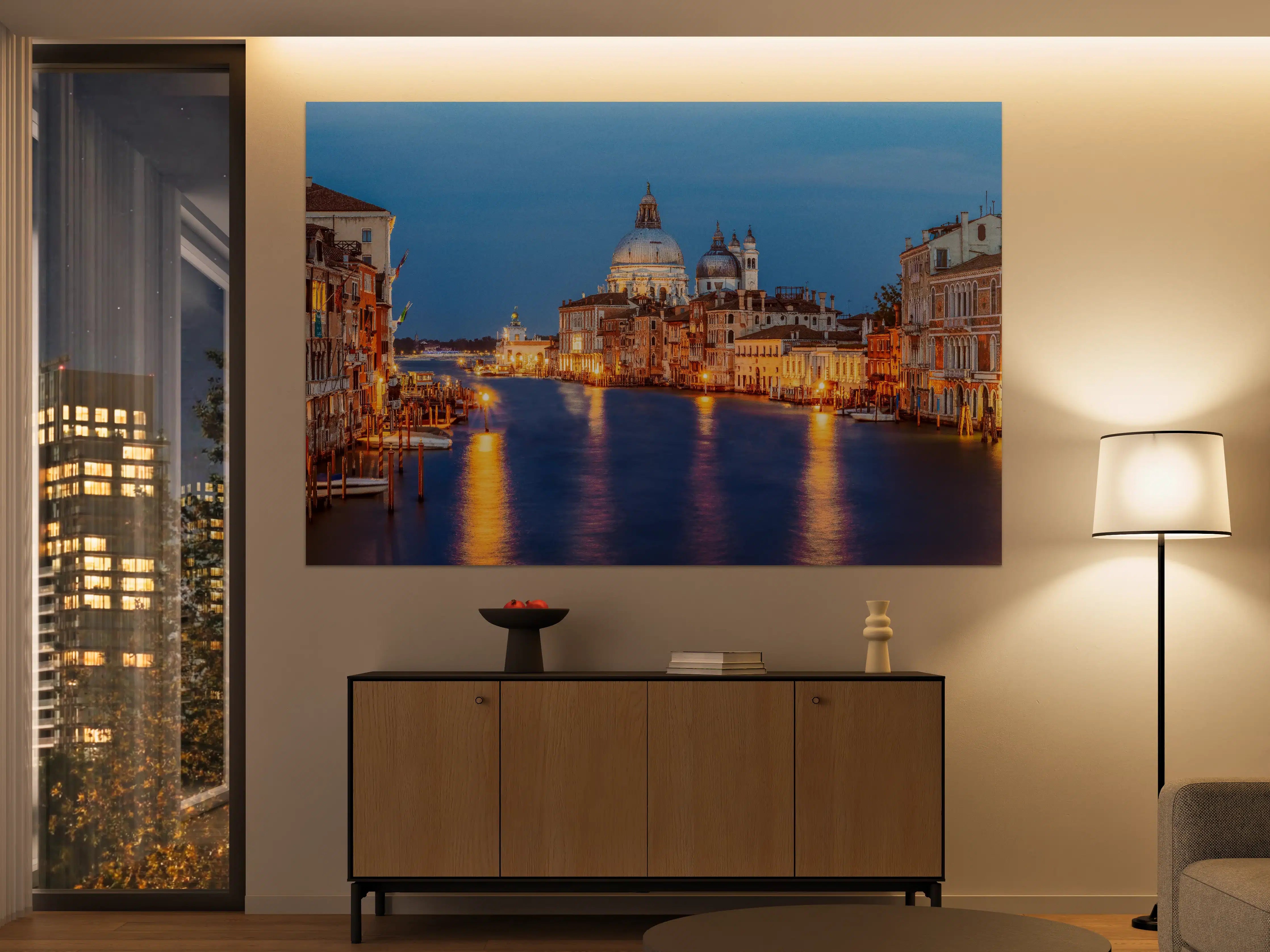 Große Wandbilder - Klassischer Panoramablick auf den Canal Grande