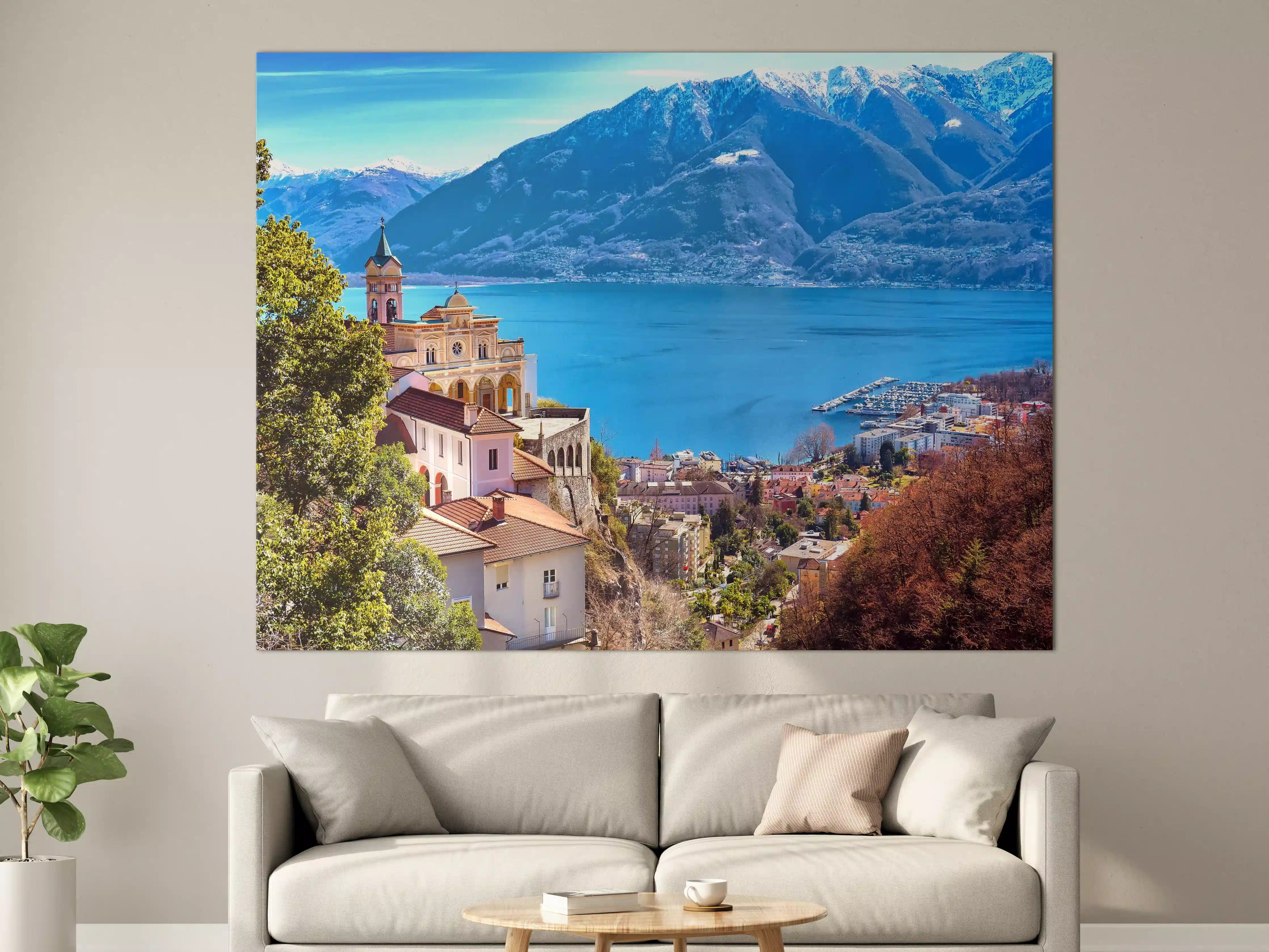 Große Wandbilder - Kloster in Locarno