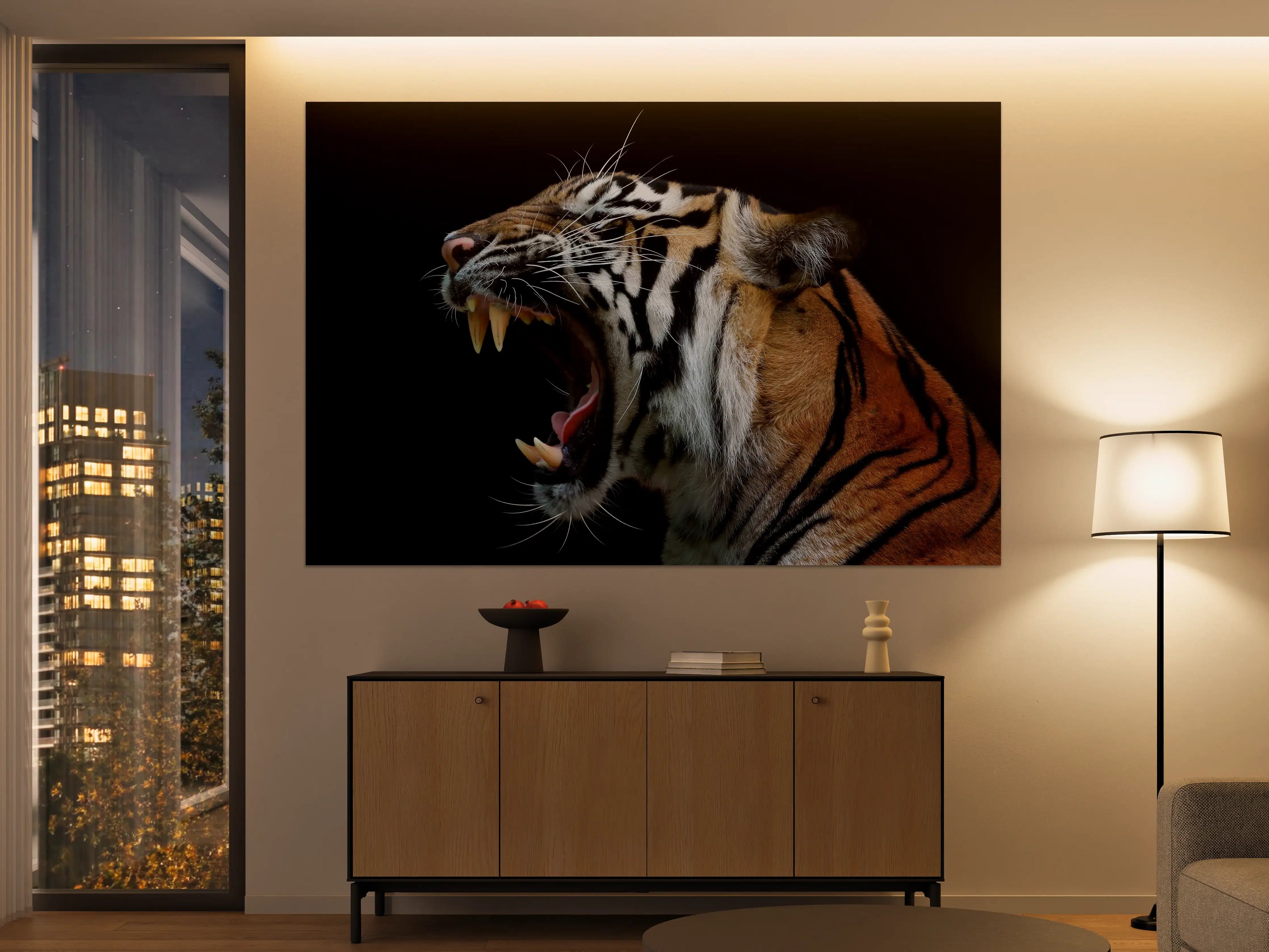 Große Wandbilder - Kopf eines Sumatra-Tigers