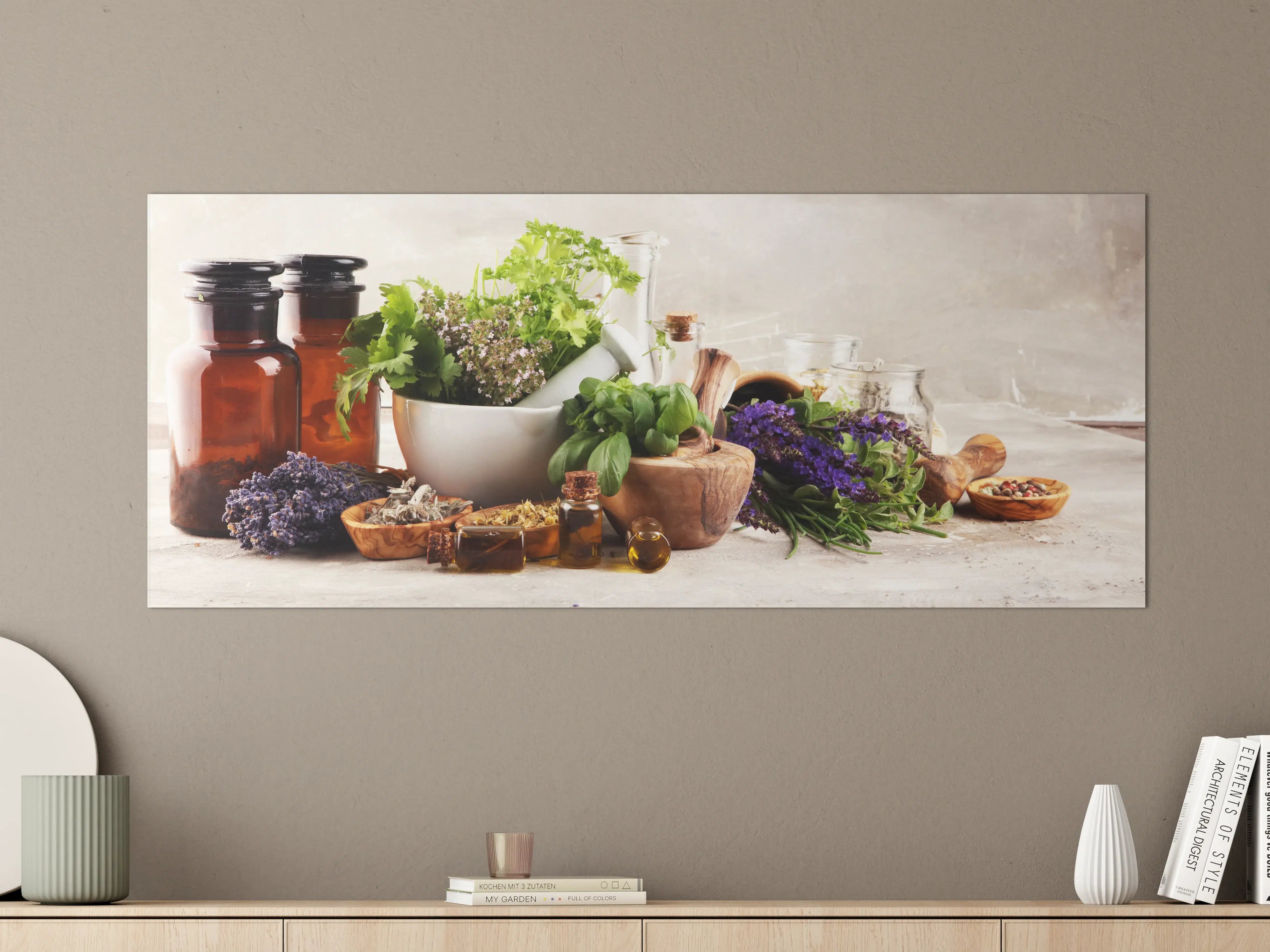 Große Wandbilder - Kräuter- & Aromatherapie