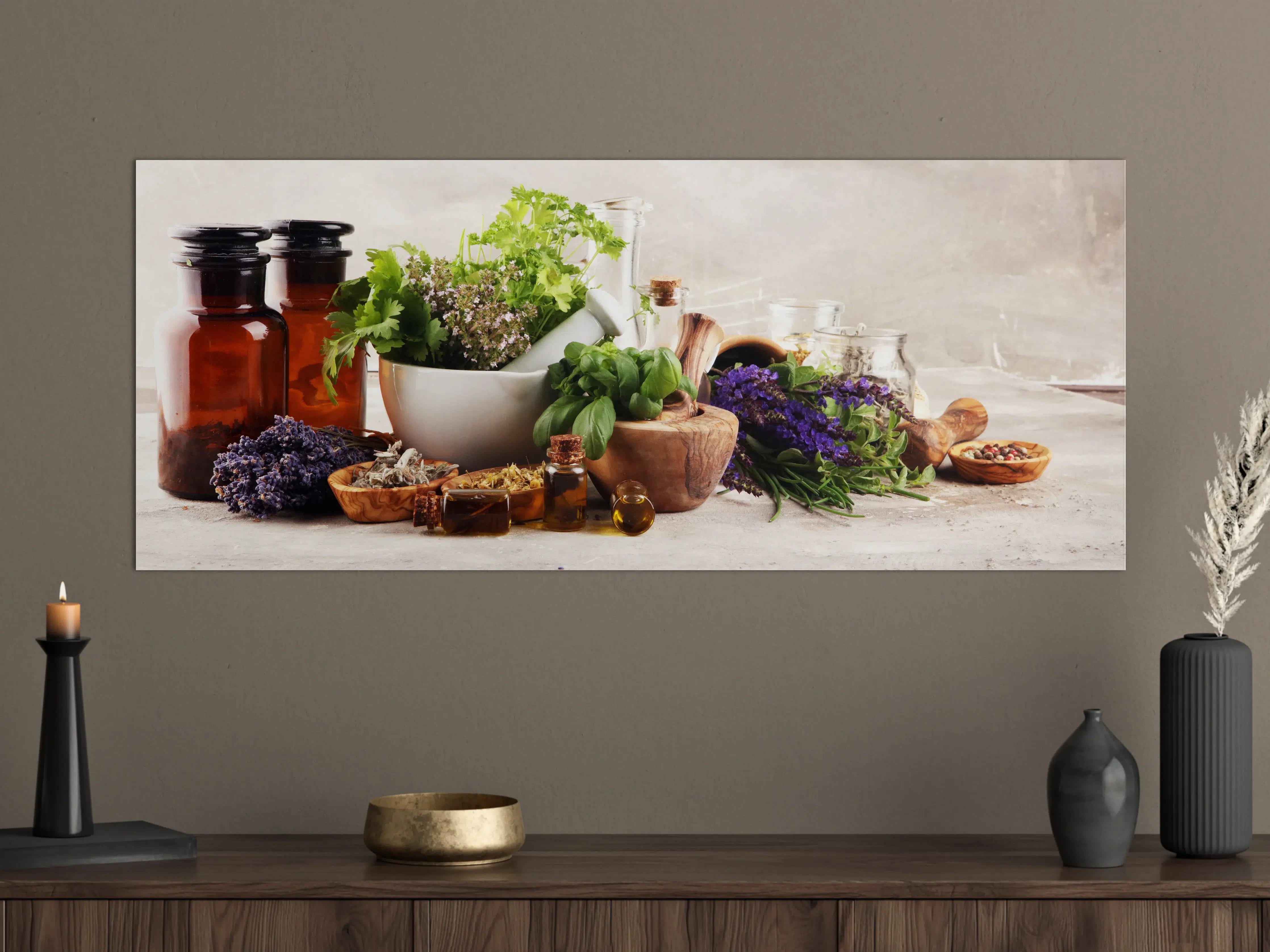 Große Wandbilder - Kräuter- & Aromatherapie