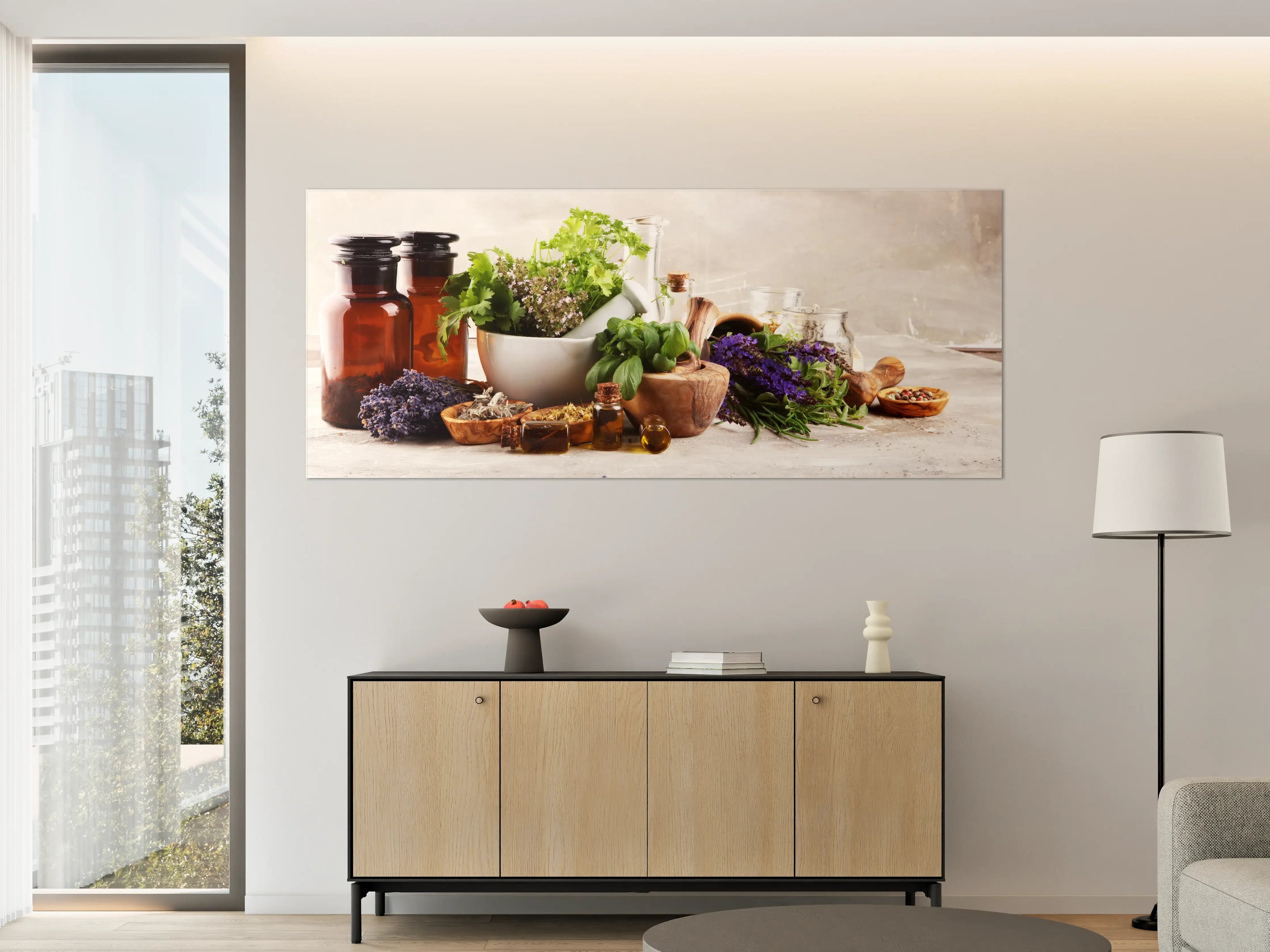 Große Wandbilder - Kräuter- & Aromatherapie