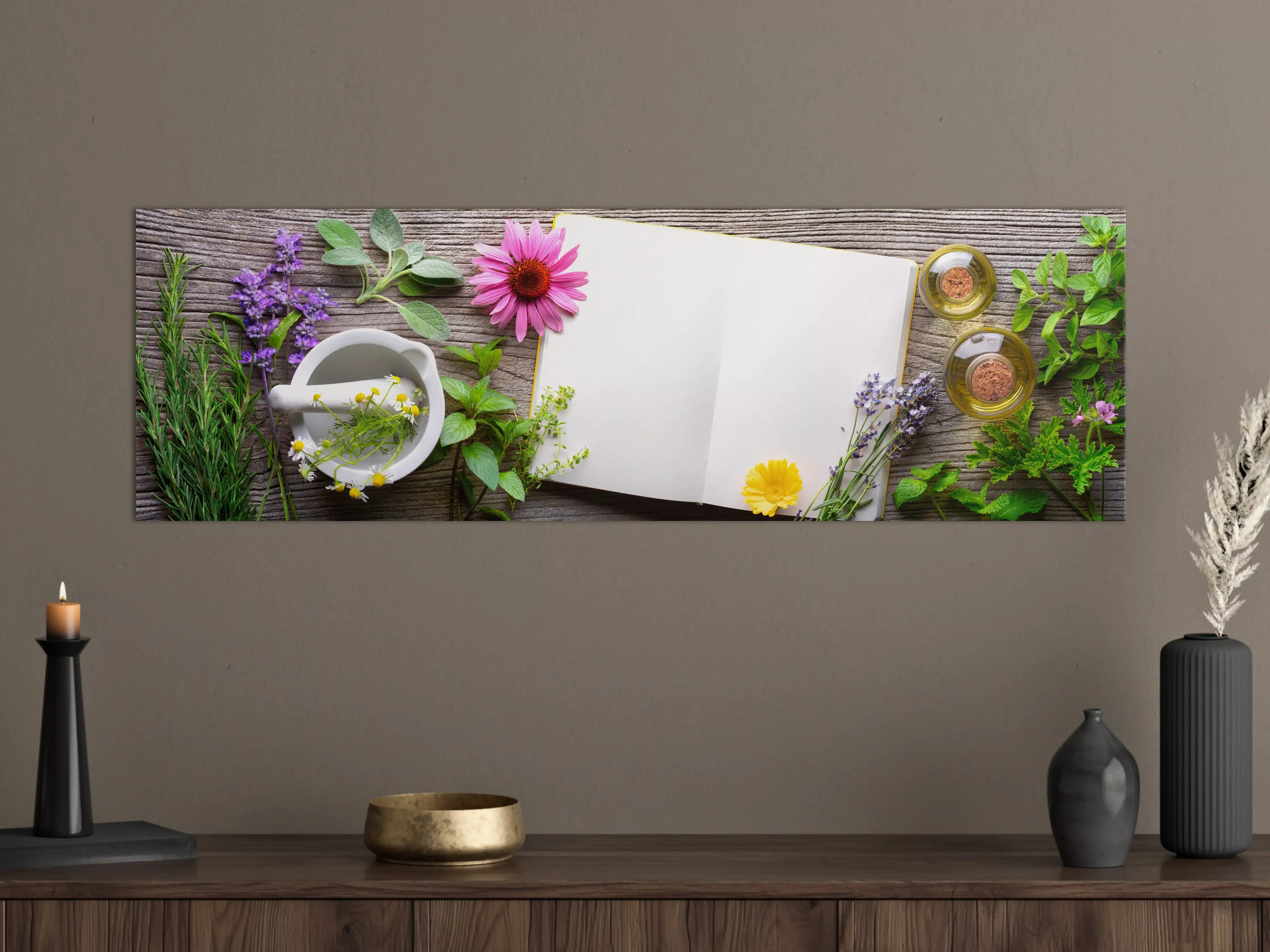 Große Wandbilder - Kräuter & Blumen