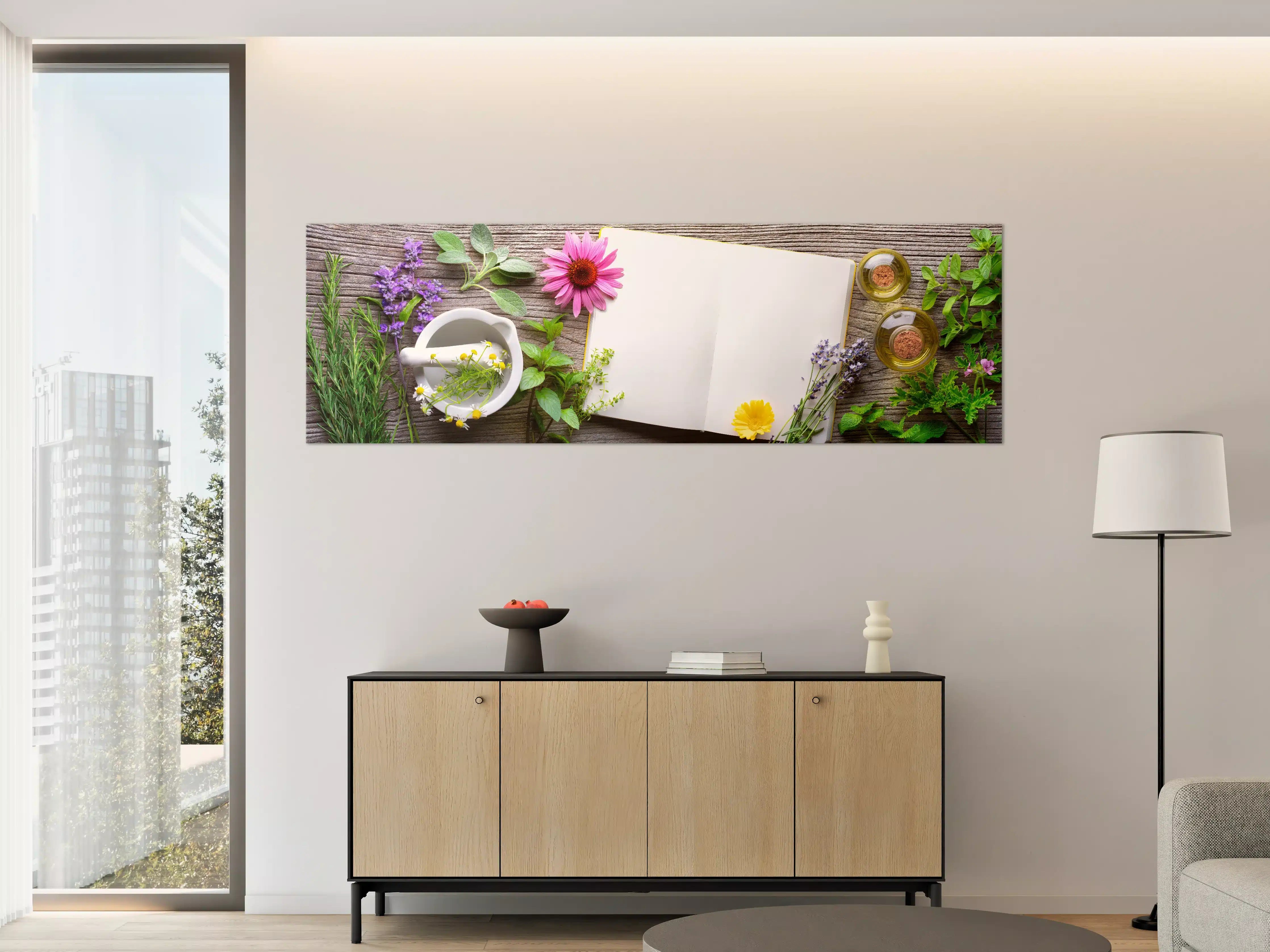 Große Wandbilder - Kräuter & Blumen