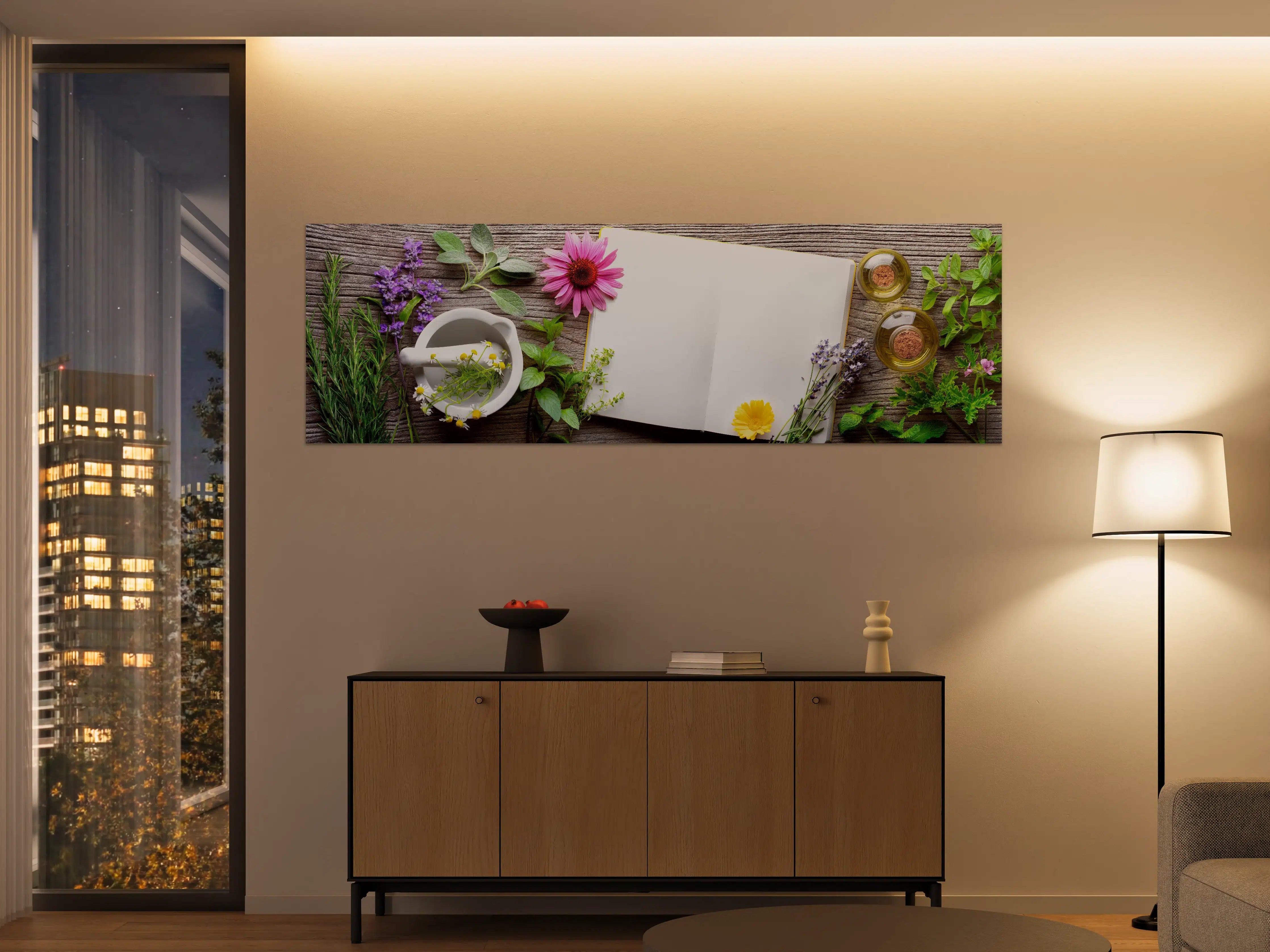 Große Wandbilder - Kräuter & Blumen